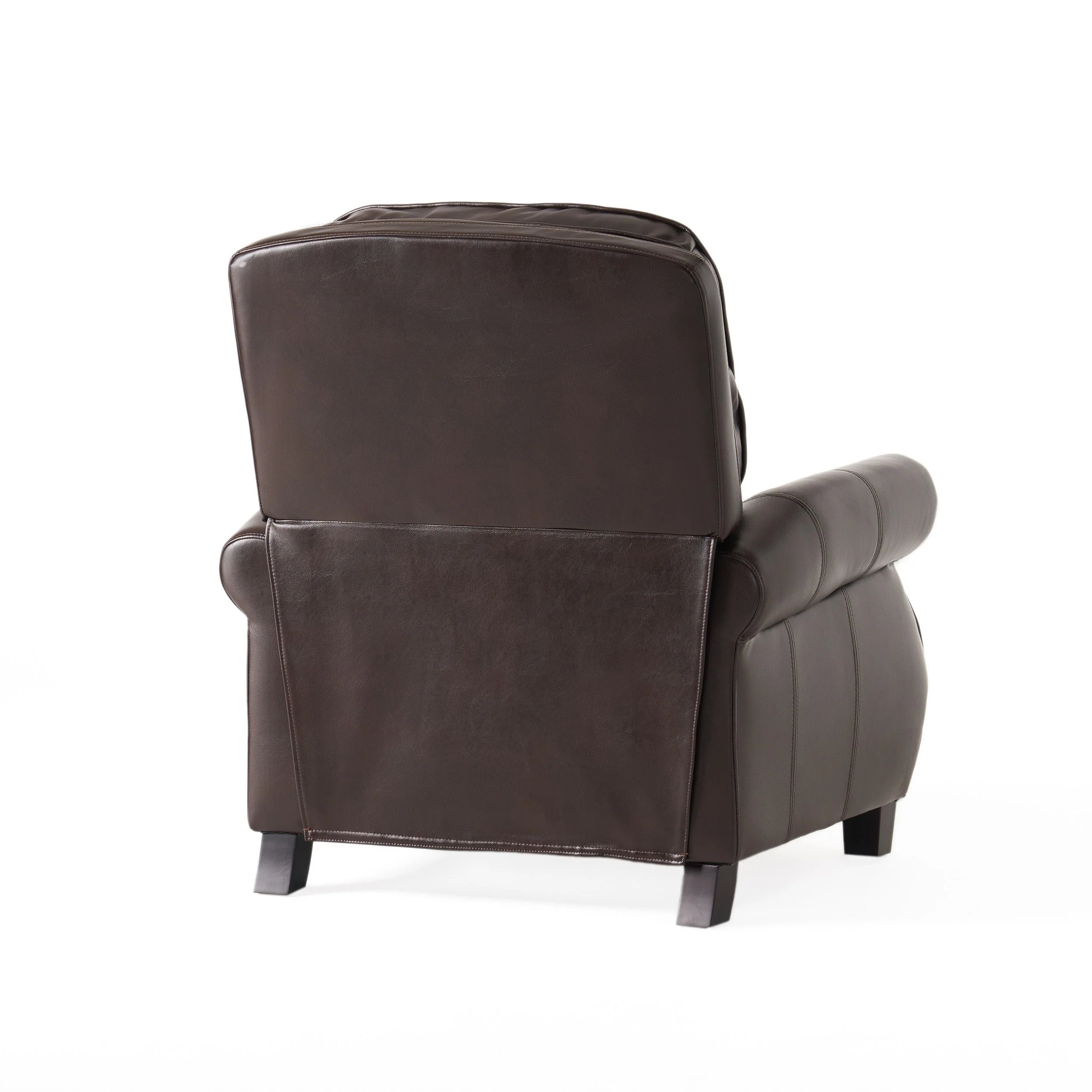 Neville 2-Tone PU Push Back Recliner by Christopher Knight Home