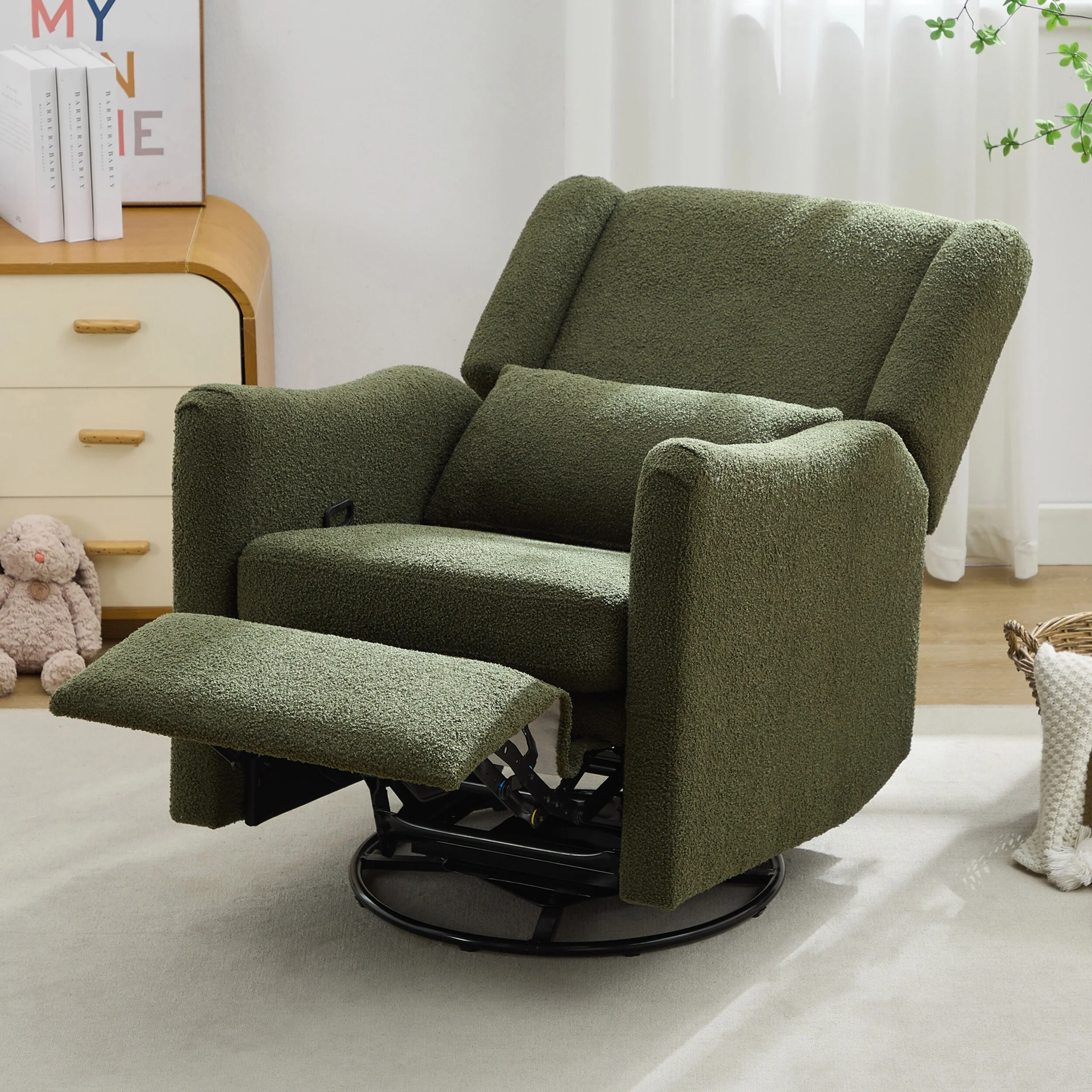 29.5'' Wide Wingback Swivel Rocker Recliner Chair