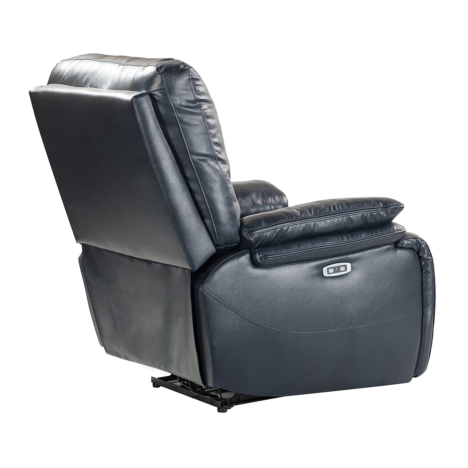 Clara Genuine Leather Power Recliner with Cushion Padded, Set of 2