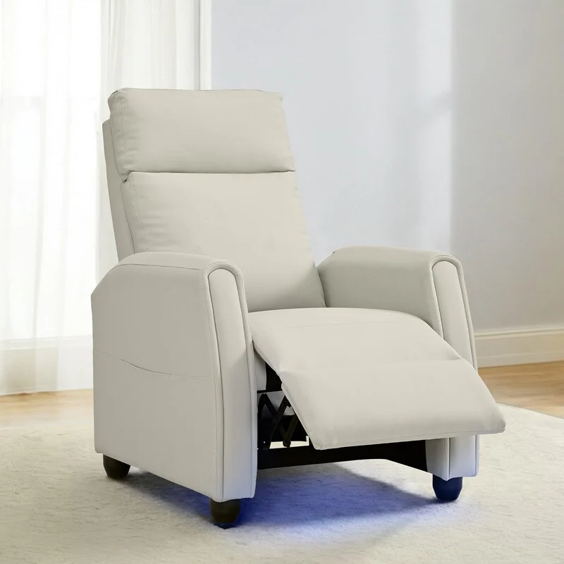 Andrea Recliner Chair with LED Lights, Heating  Massage