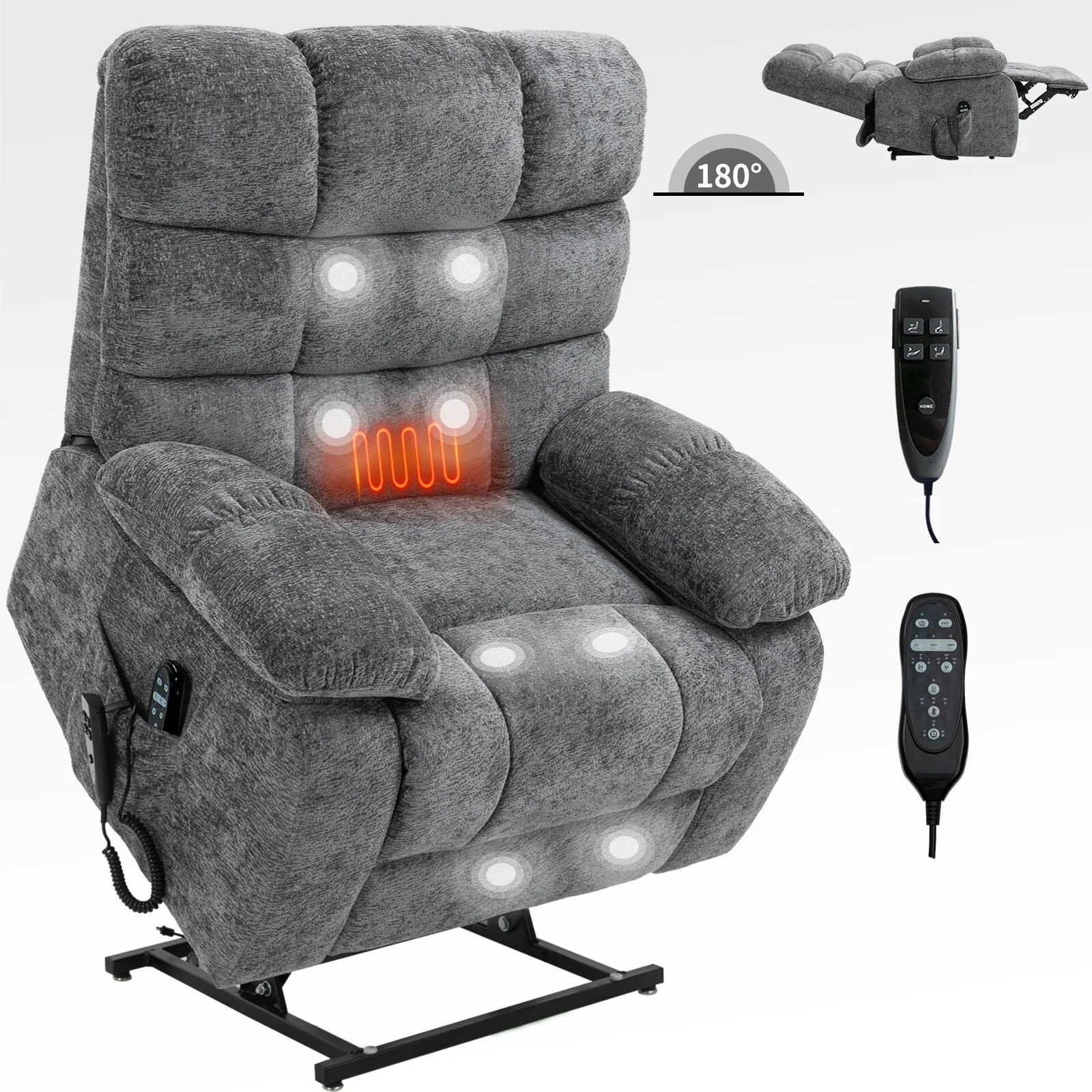 Lift Recliner Chair Heat Massage