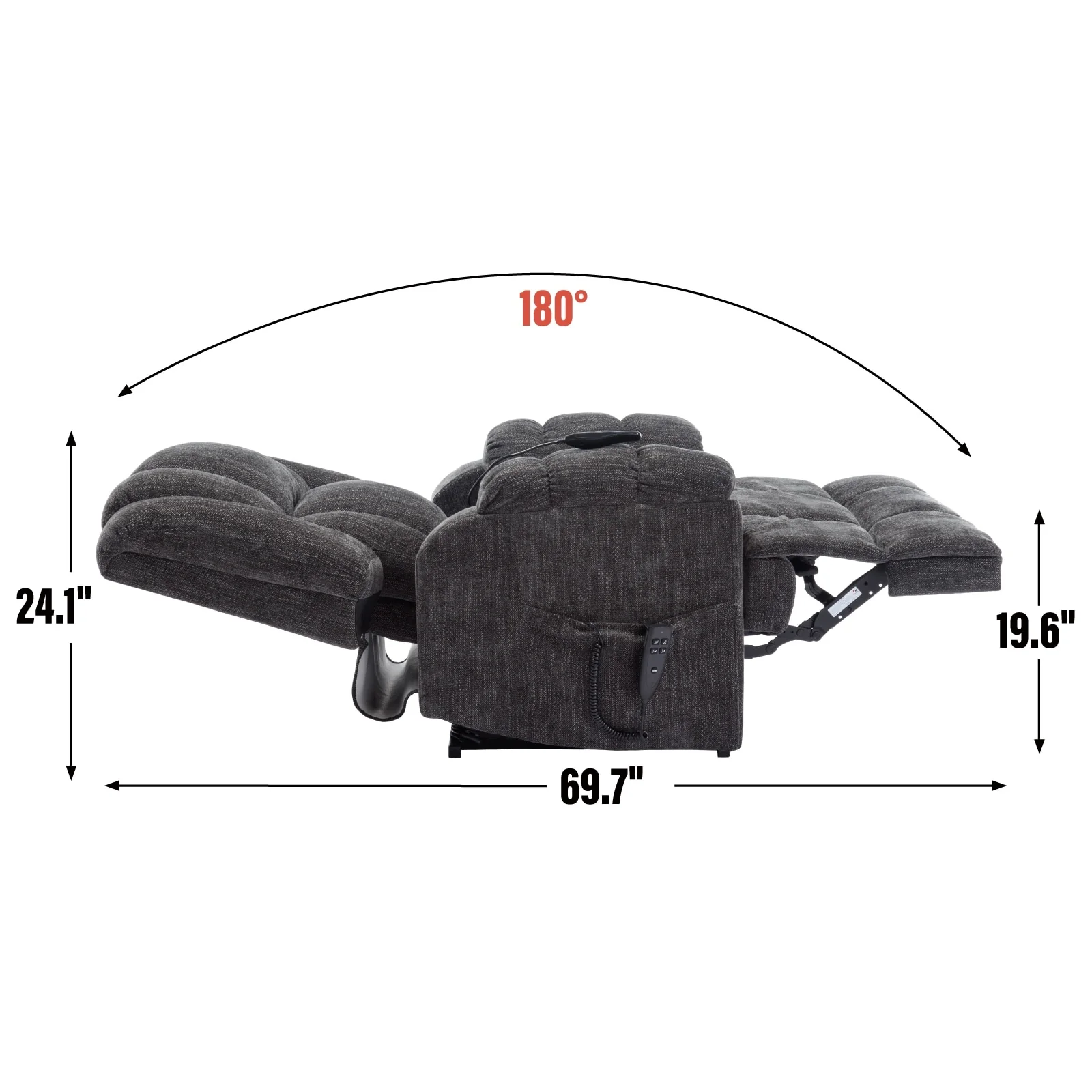 Electric Power Lift Recliners with Power-Remote