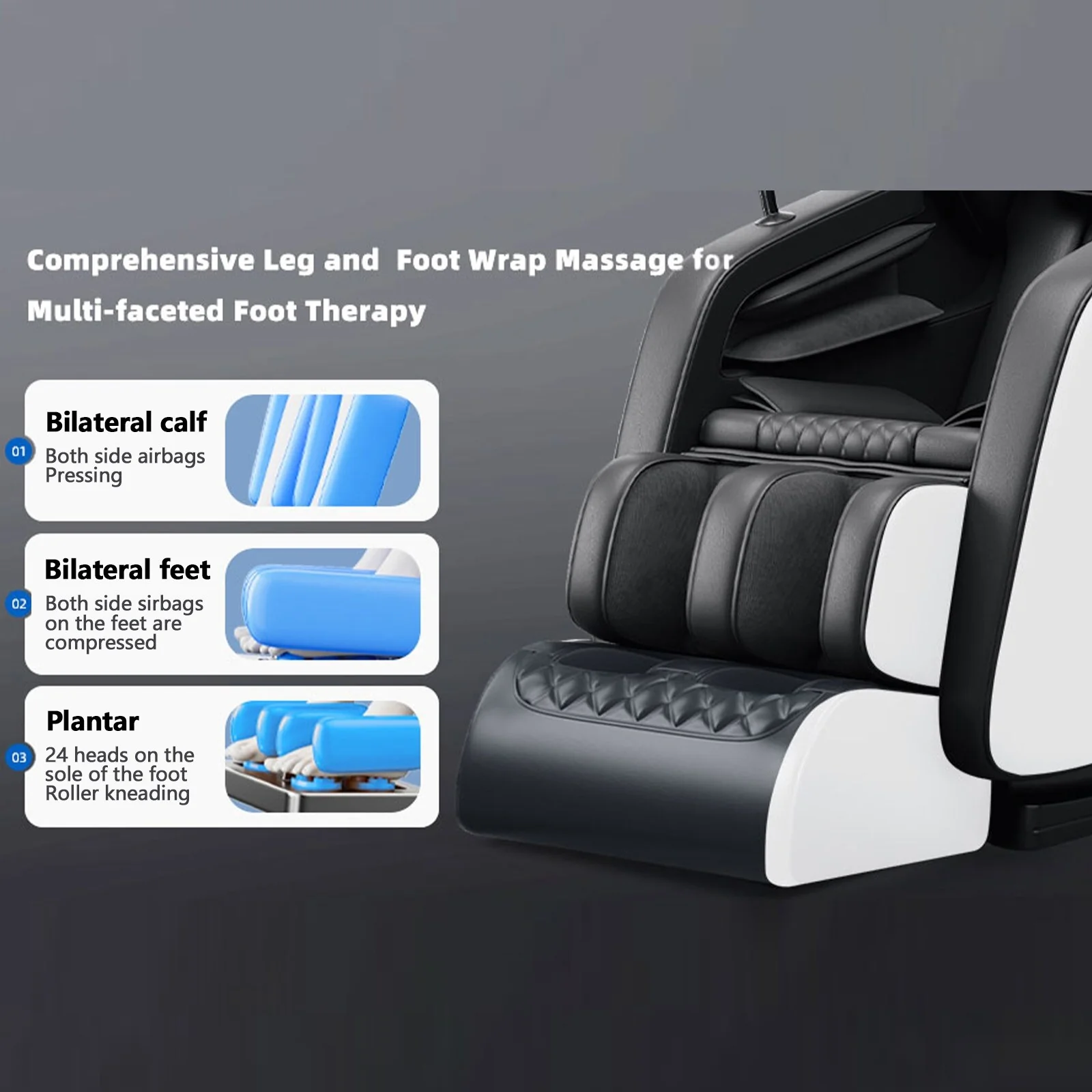 Zero?Gravity Massage Recliner Chair with Bluetooth Audio