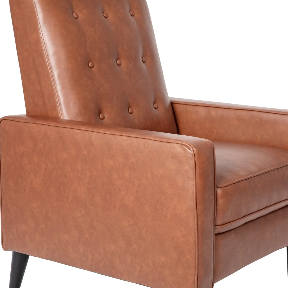 Pushback Recliner with Button Tufted Back