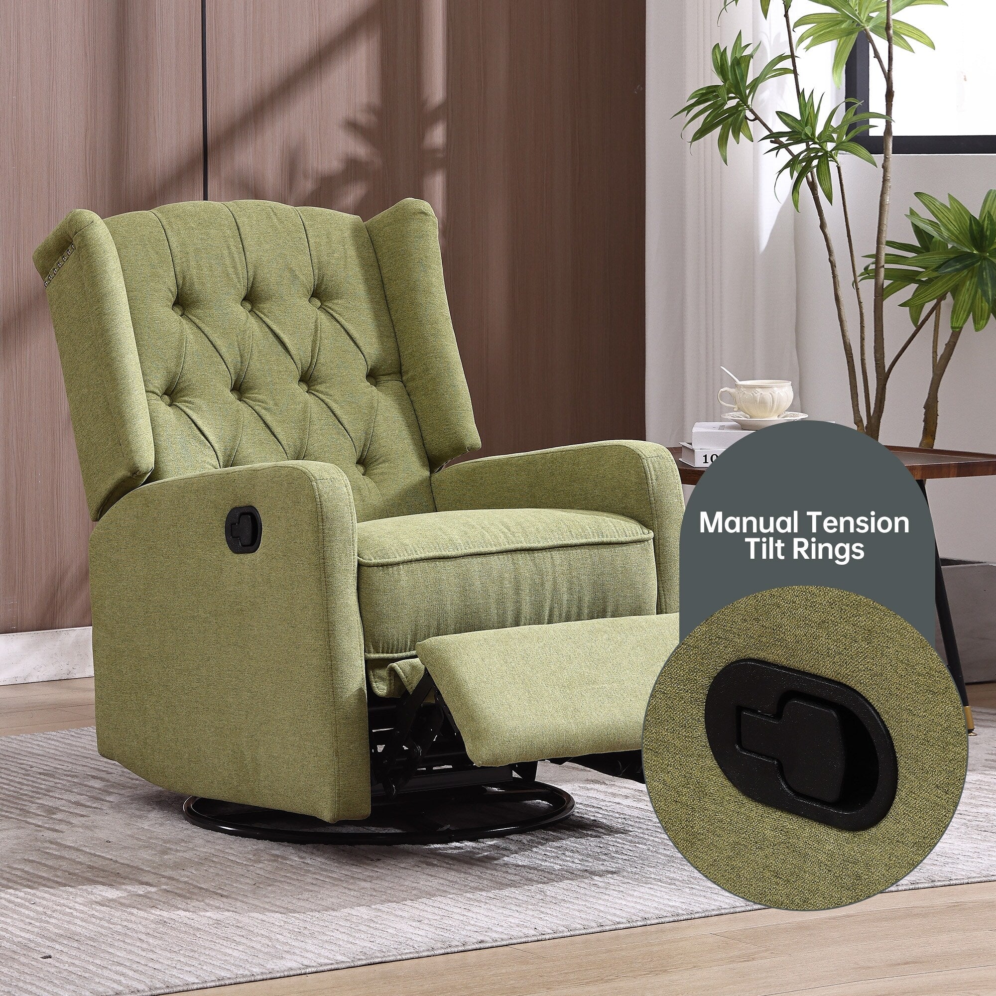 360 Degree Swivel Nursery Rocking Chair