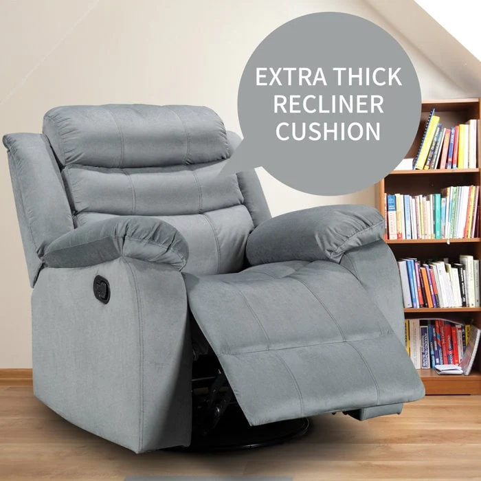 Rocking Swivel Recliner Chair Home Theater Seat Living Room Chairs