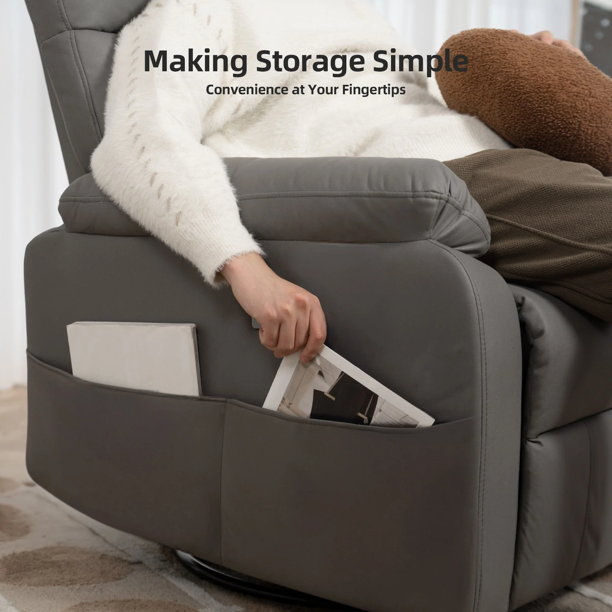 Electric Swivel Rocker Recliner Chair