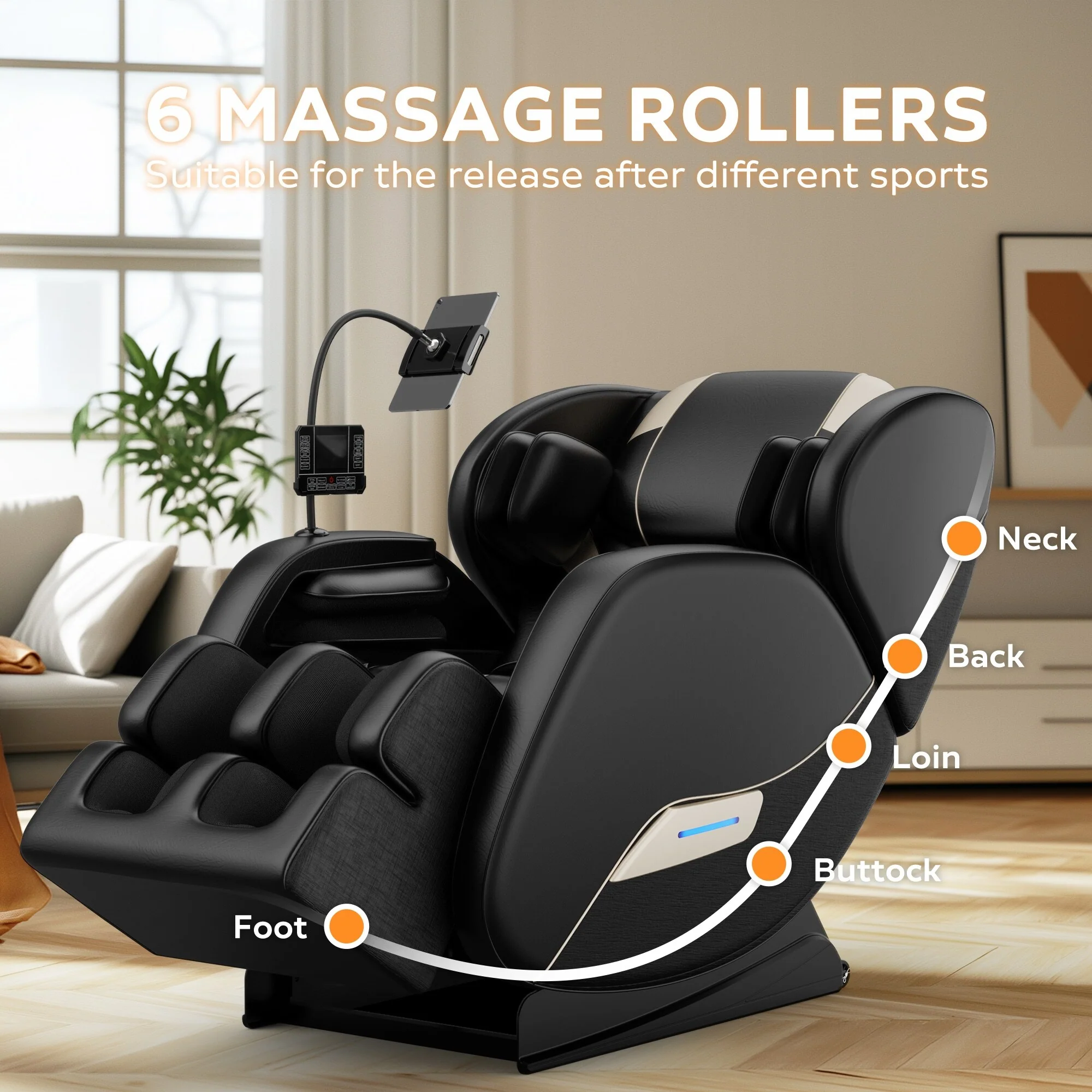Massage Chair Recliner with Zero Gravity