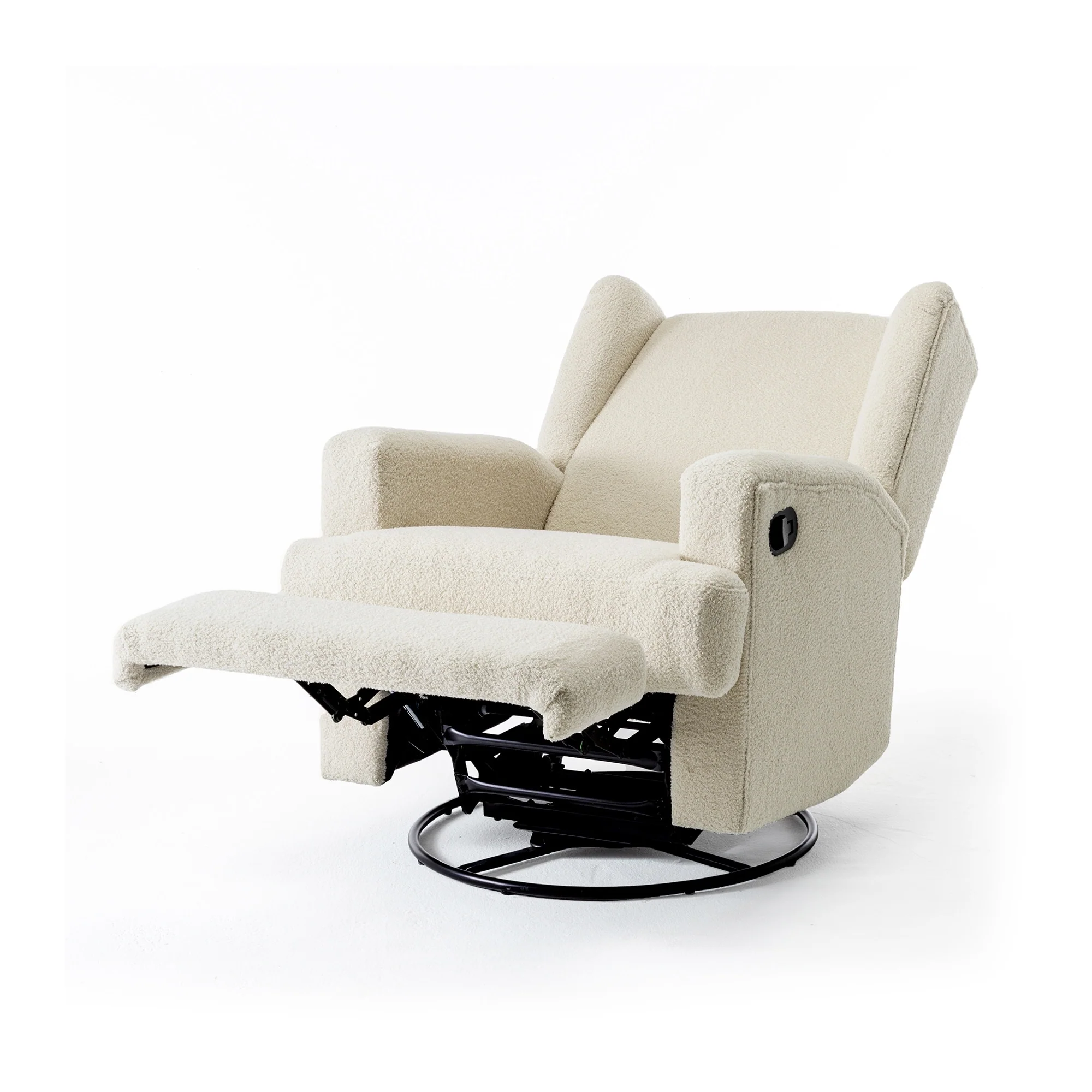Swivel Wingback Glider Rocker Nursery Recliner Chair