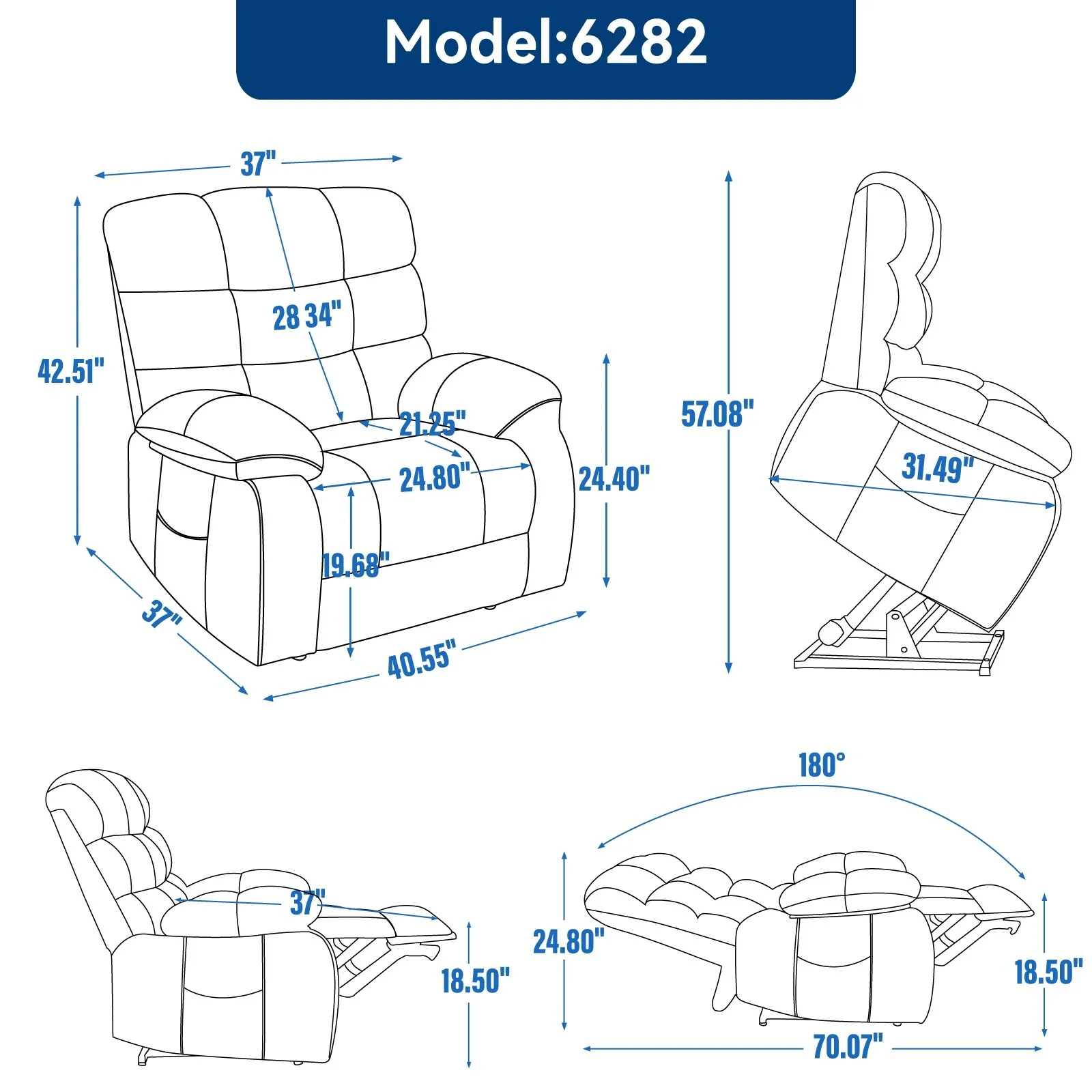 Lift Recliner Chair Heat Massage