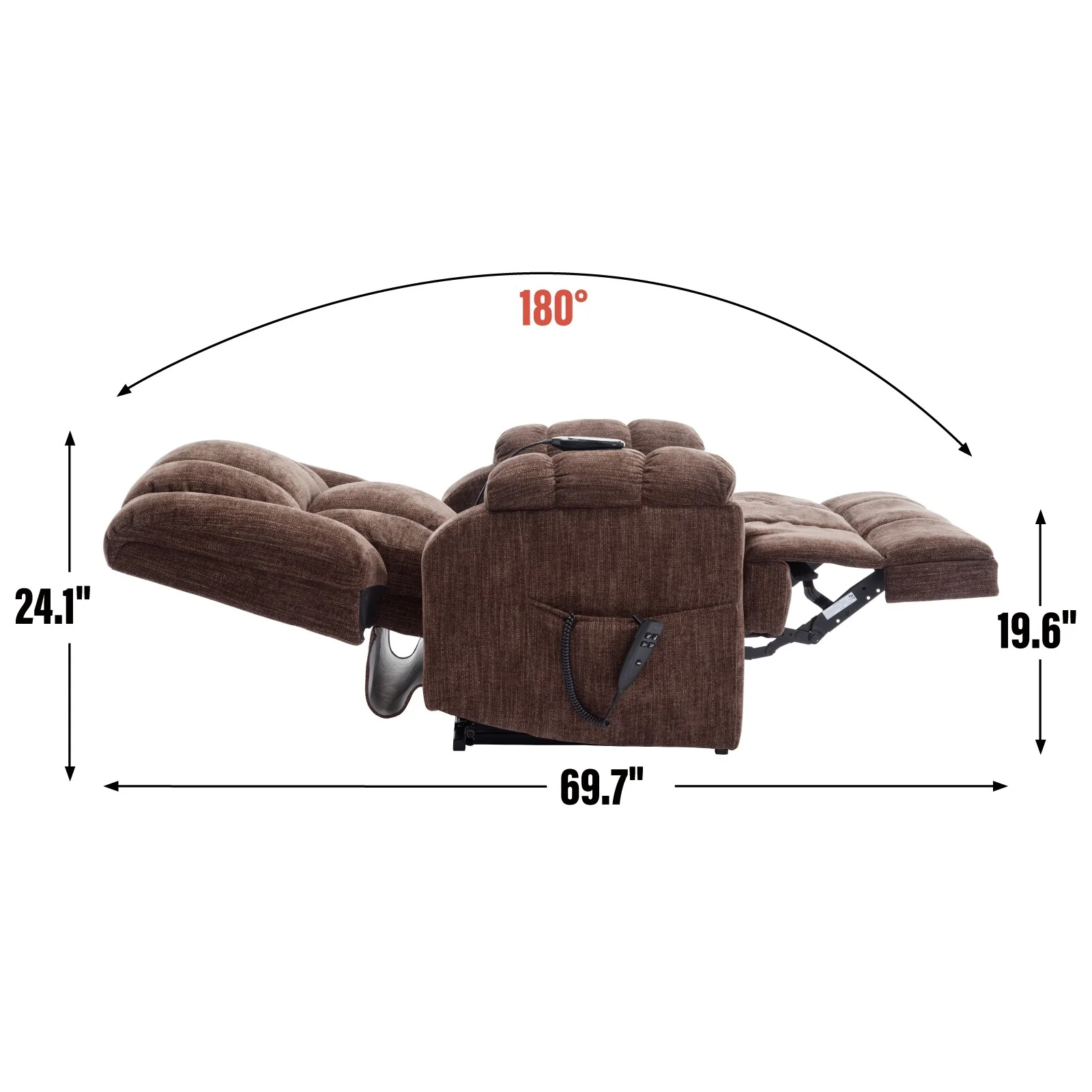 Electric Power Lift Recliners with Power-Remote