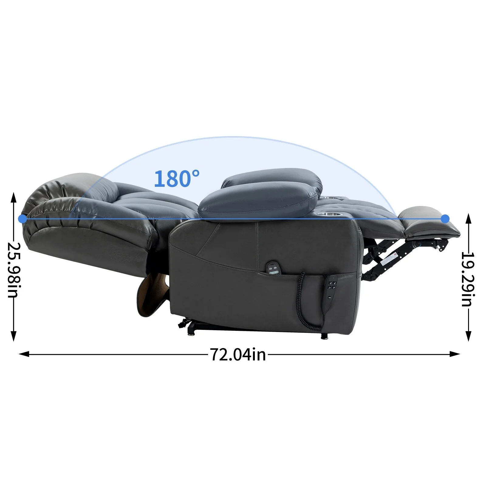 Leatheraire Power Lift Recliner Chair