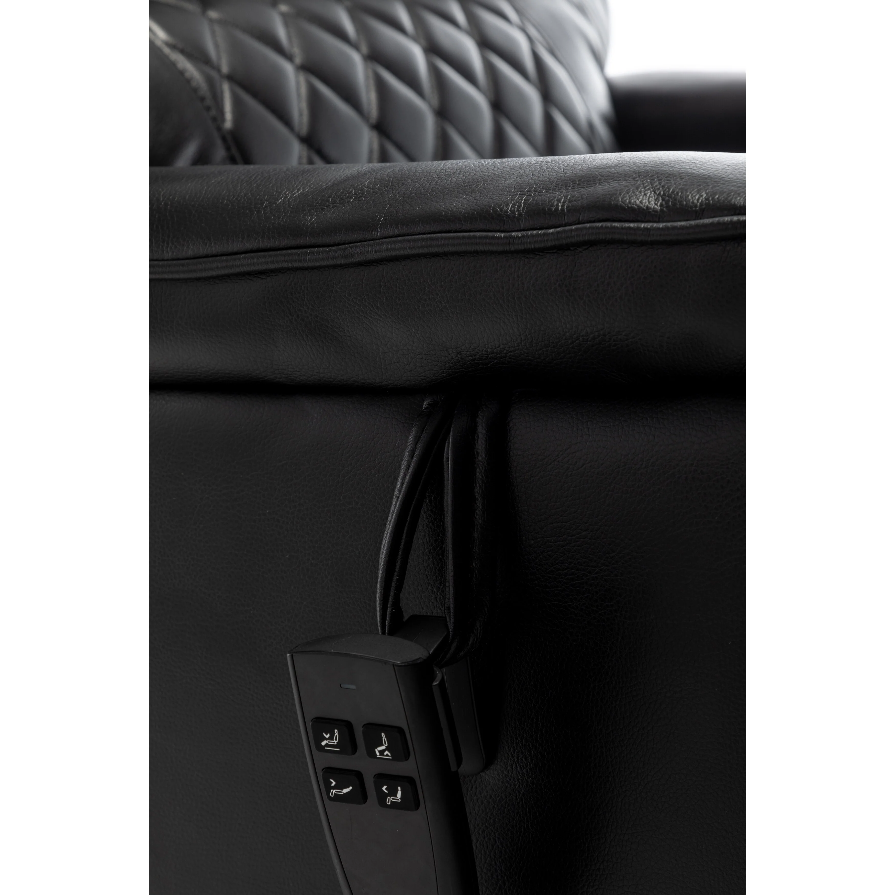 PU Recliner Chair with 180�� Infinite Position, Remote & Easy Assembly