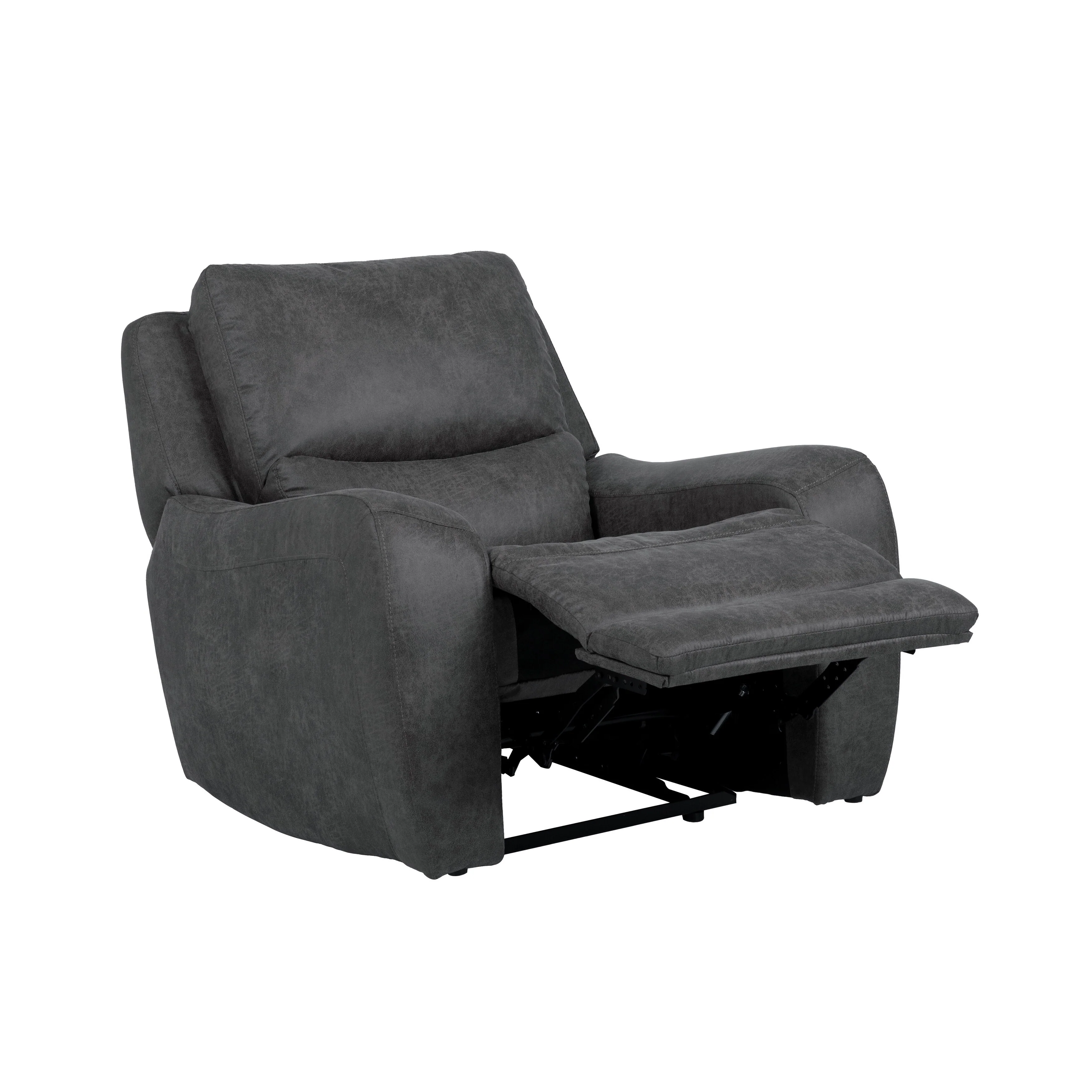 Furniture of America Evelio Modern Oversized Power Recliner with USB Ports