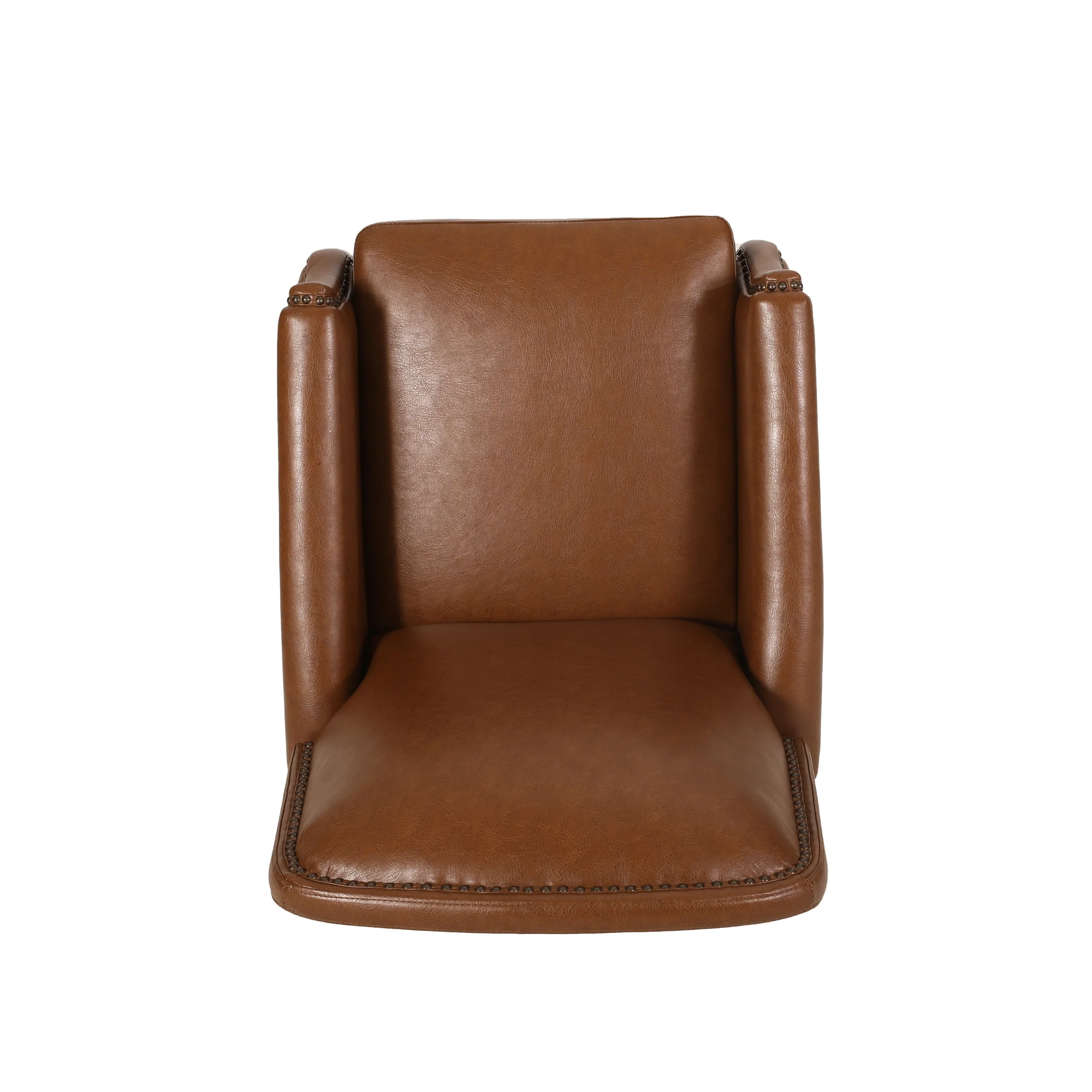 Cavanaugh Upholstered Pushback Recliner with Nailhead Trim by Christopher Knight Home