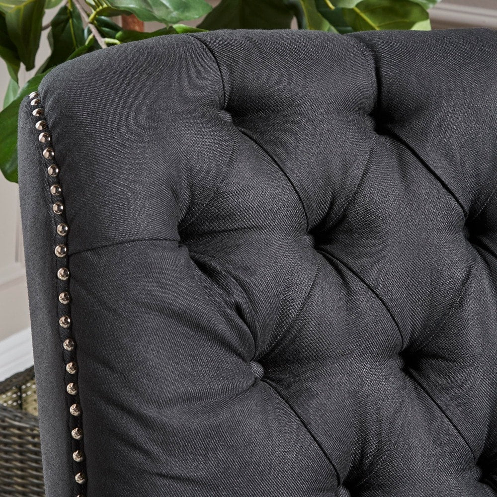 Salomo Tufted Fabric Power Recliner by Christopher Knight Home