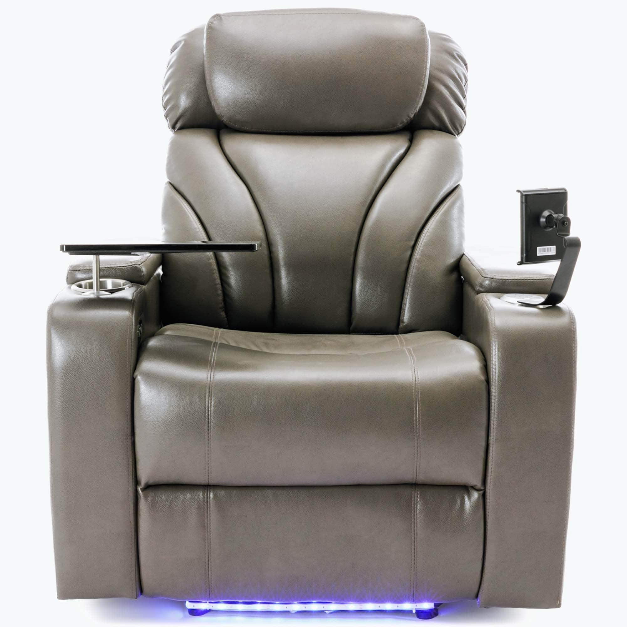 Power Motion Recliner with USB Charging Port and Hidden Arm Storage,with Convenient Cup Holder Design,and stereo