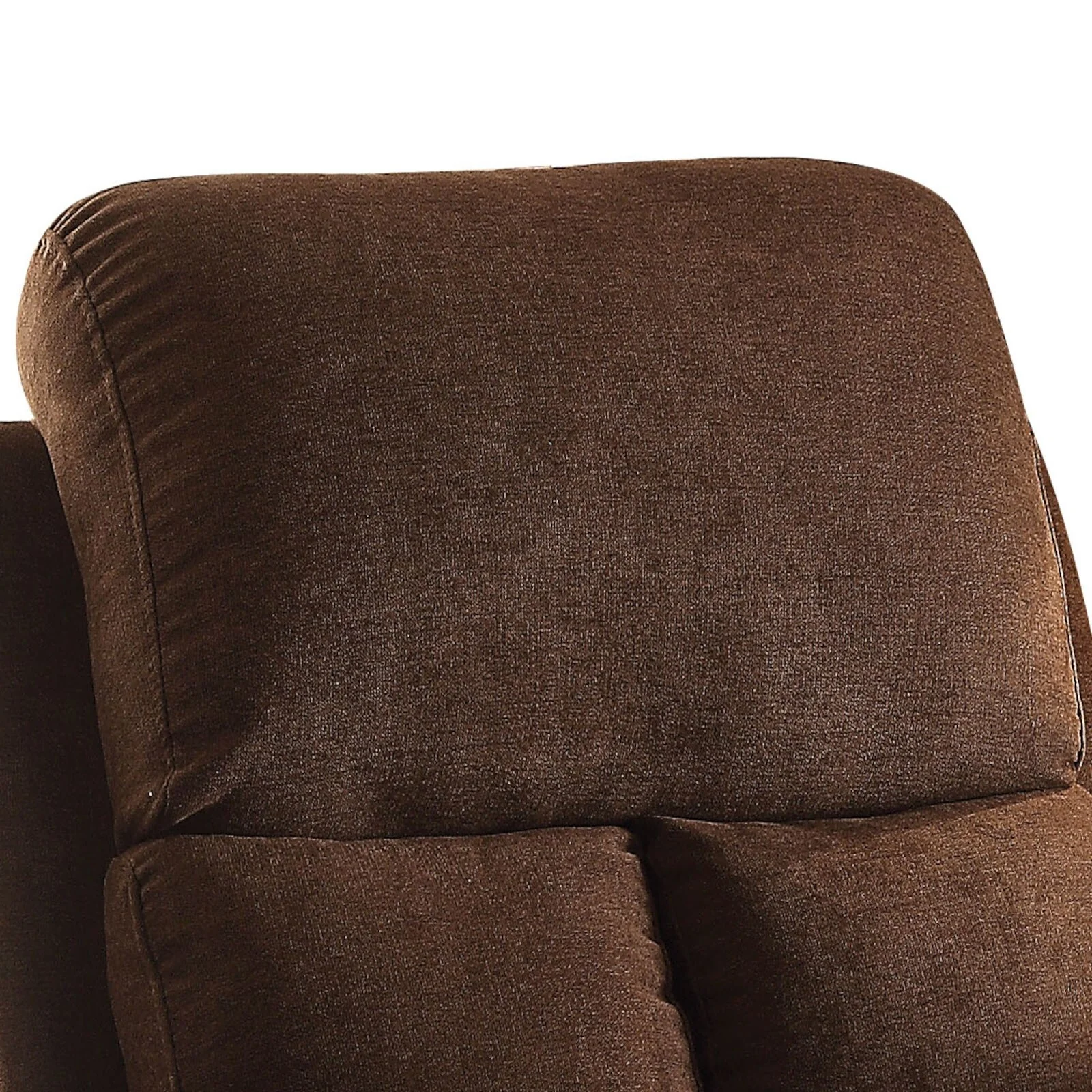 Chocolate Linen Motion Recliner
