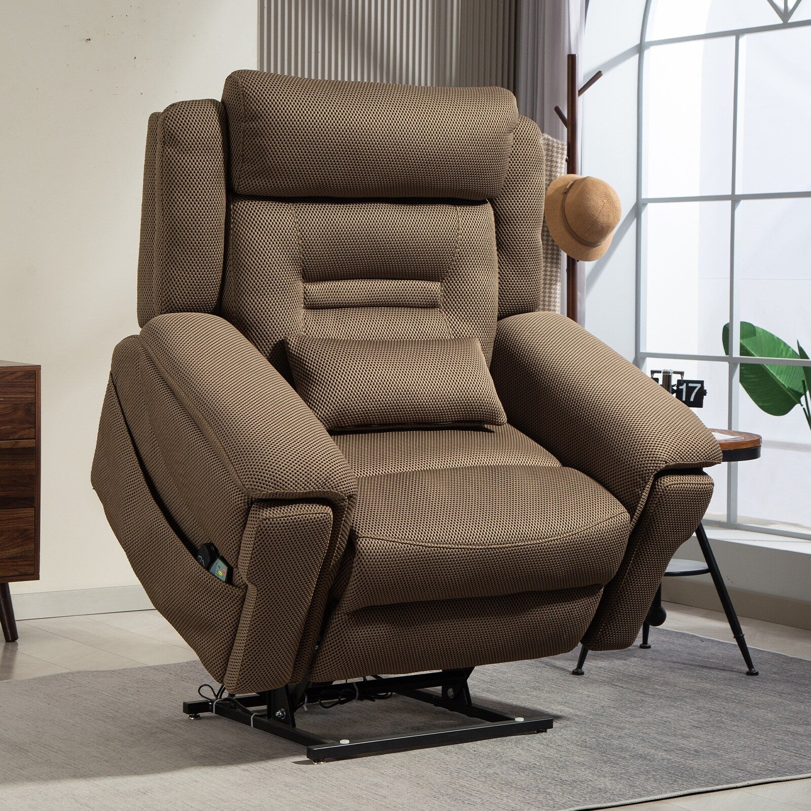 Flagship Dual Motor 28 W Oversized Power Lift Recliner Chair