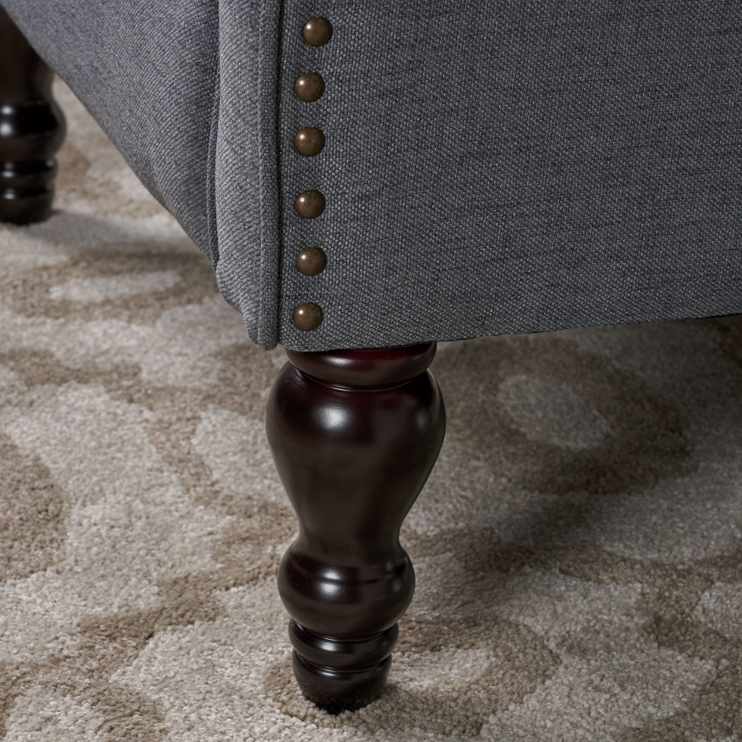 Walter Tufted Fabric Wingback Recliner Club Chair by Christopher Knight Home