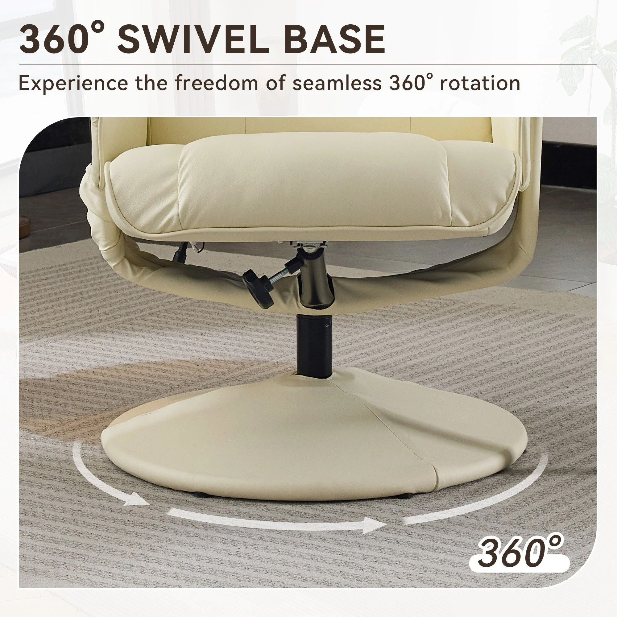 Massage Recliner Chair with Ottoman