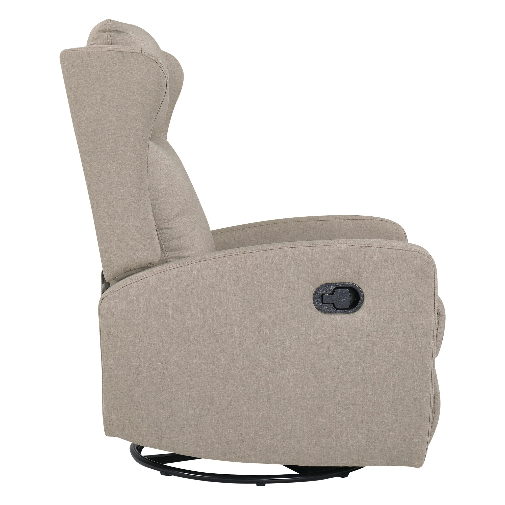 360�� Swivel Rocker Recliner Chair with 3-Position Adjustable Back (90��-165��) and 30�� Gentle Rocking Motion