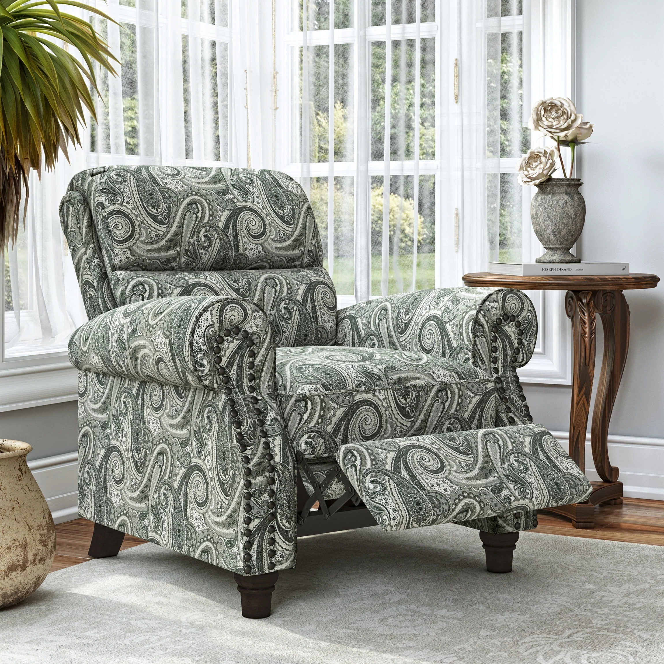 Copper Grove Jessie ProLounger Paisley Push Back Recliner Chair