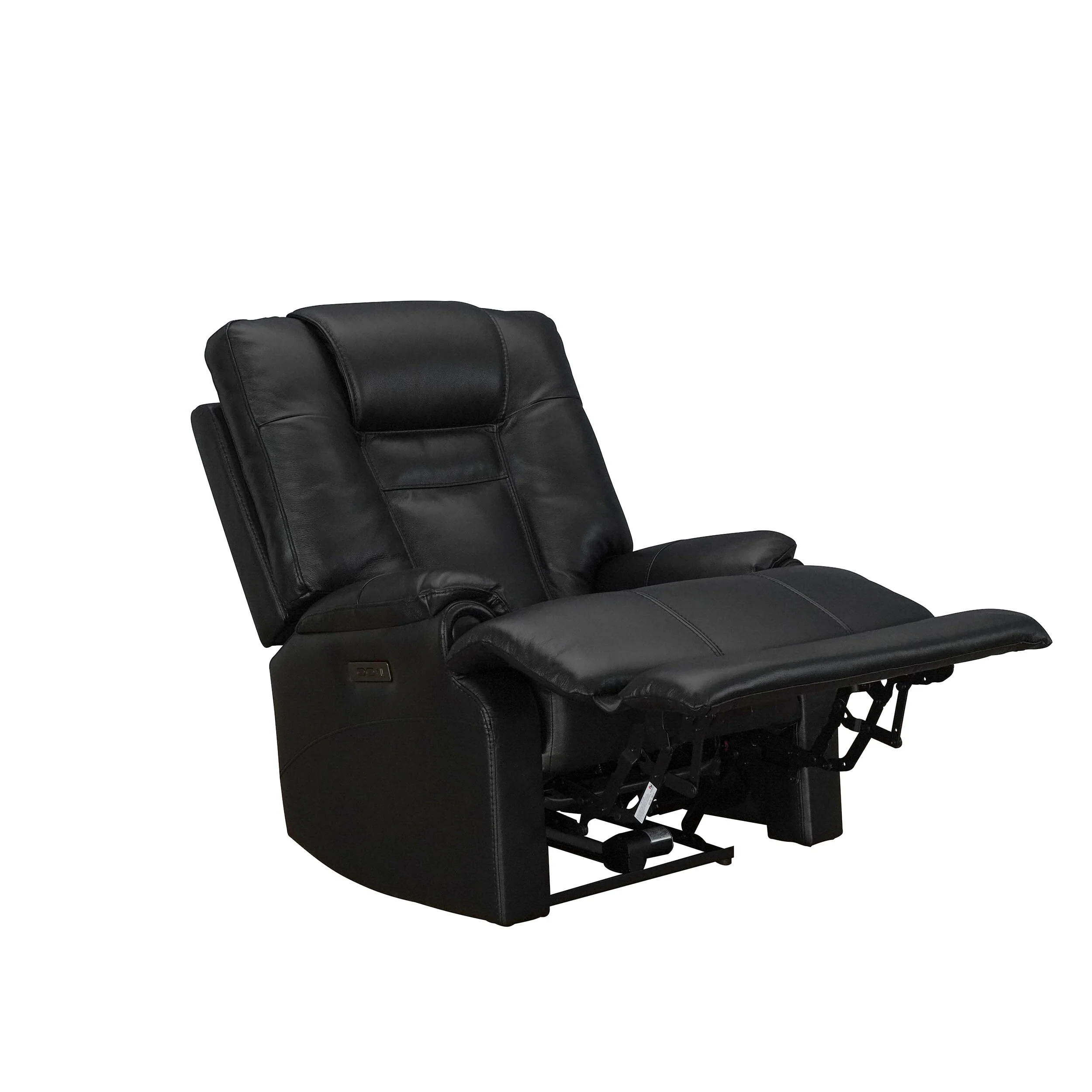 Genuine Top Grain Adjustable Headrest Extendable Footrest Zero Gravity Reclin Power Recliner
