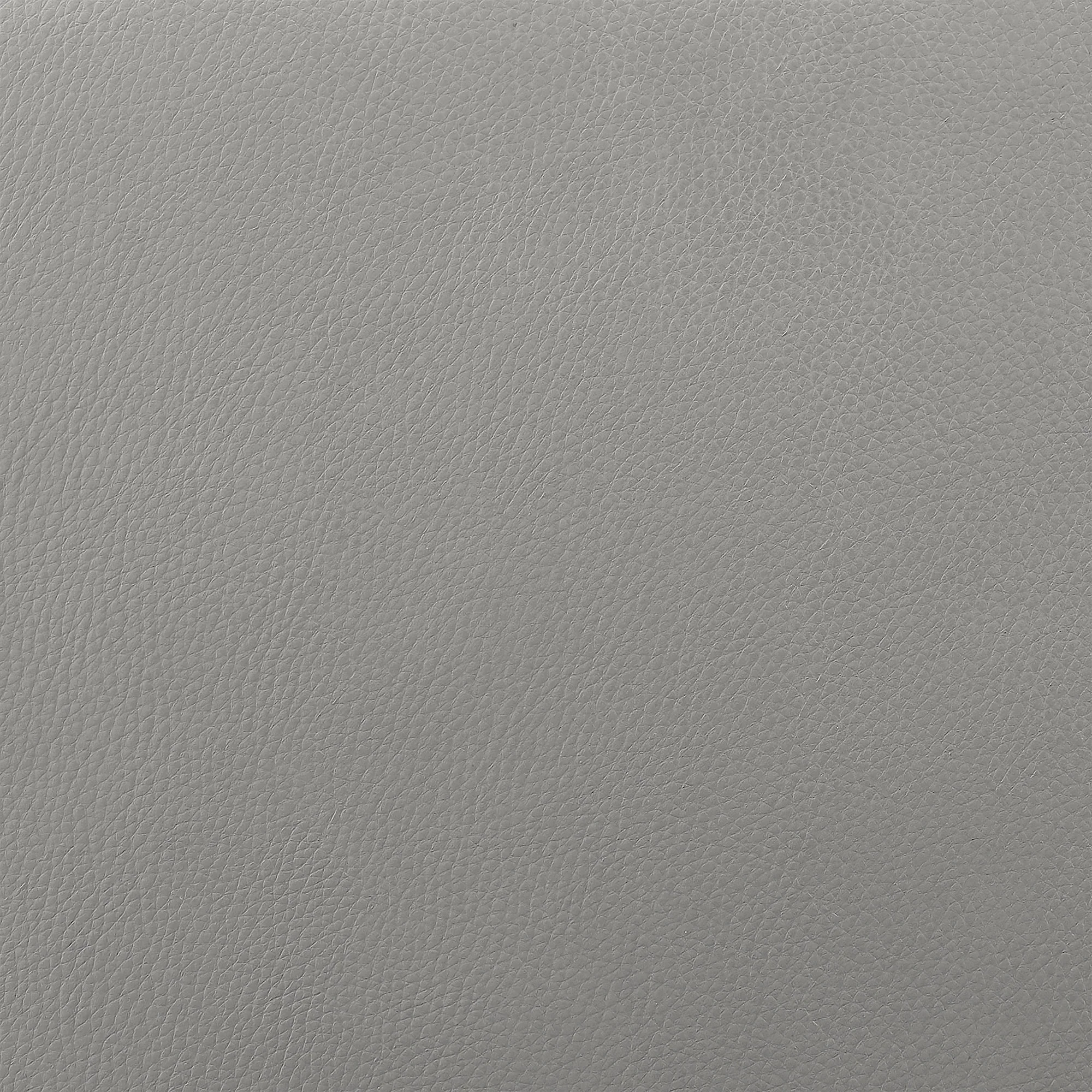 Rosalyn Zero Gravity Silver and Gray Leather Power Recliner with Power Headrest