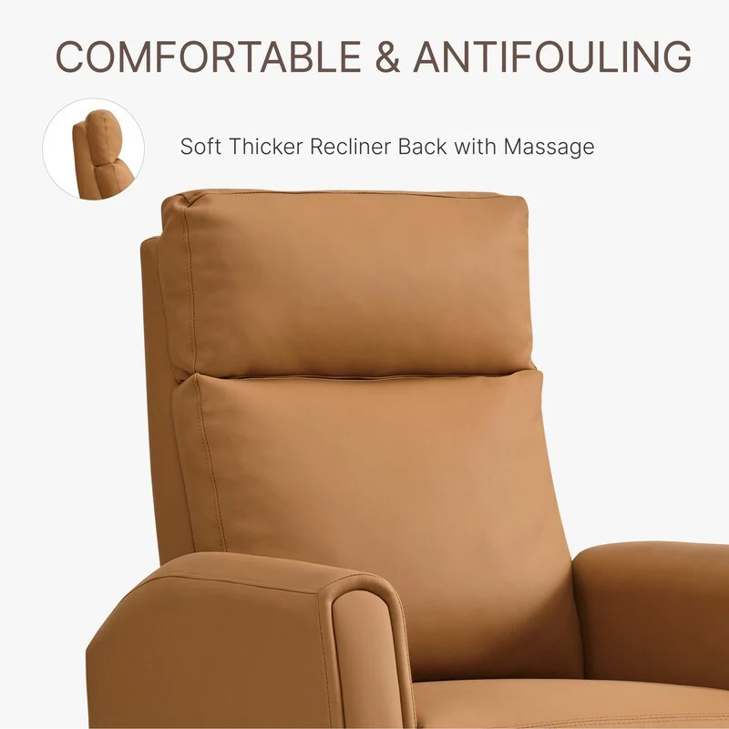 Andrea Recliner Chair with LED Lights, Heating  Massage