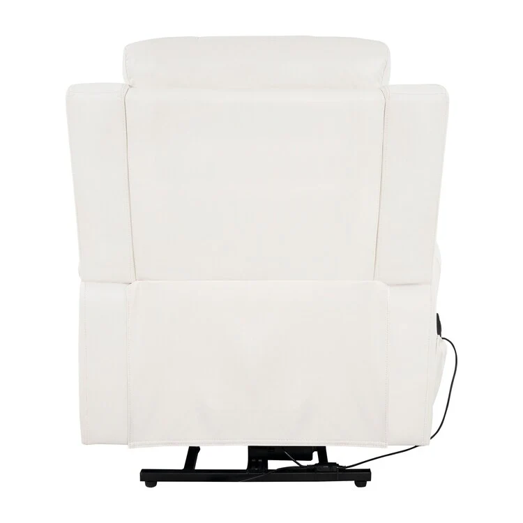 Air Leather Premium Studded Power Lift Recliner Chair with Footrest Reclining Chair with Remote Control