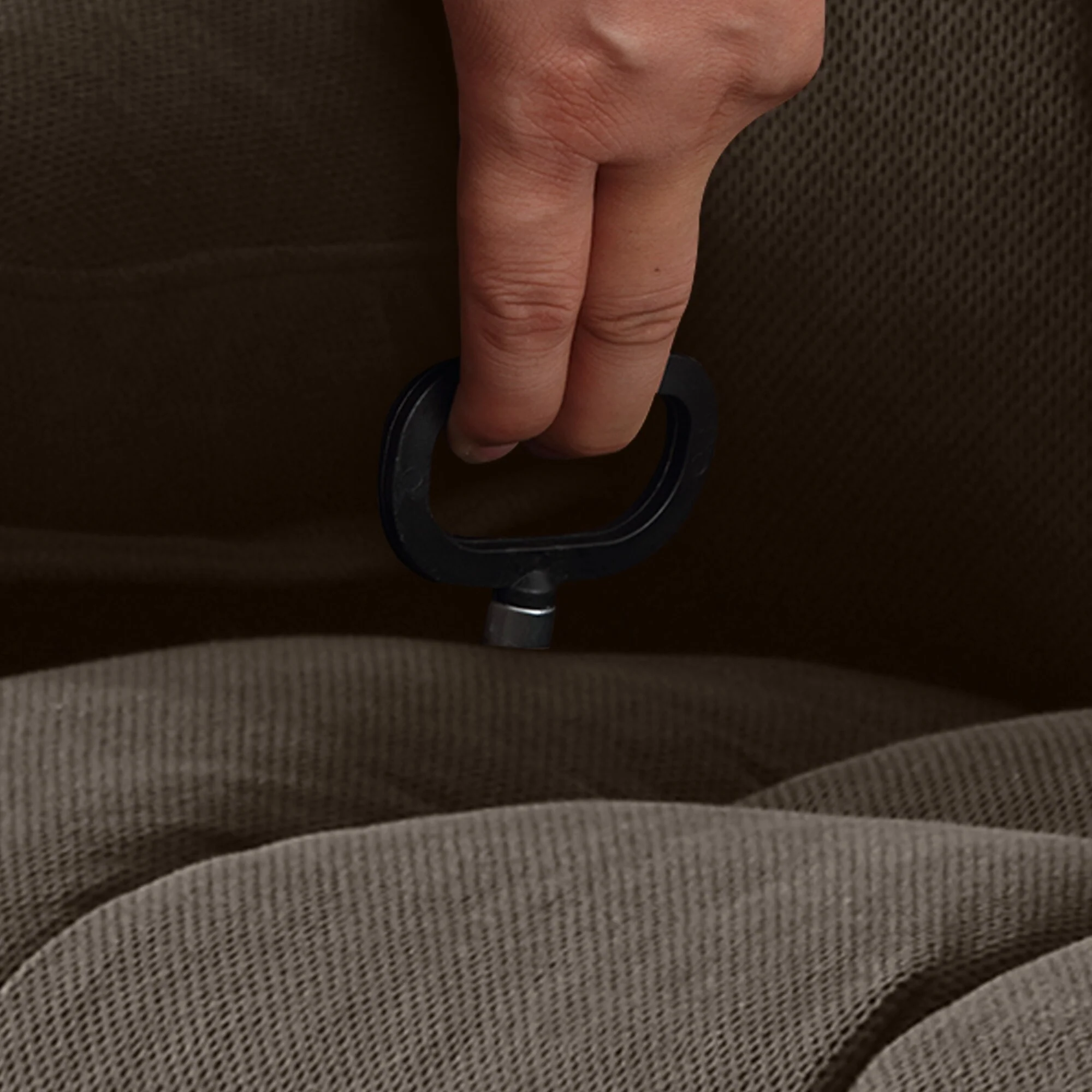 Swinging recliner massage heated sofa