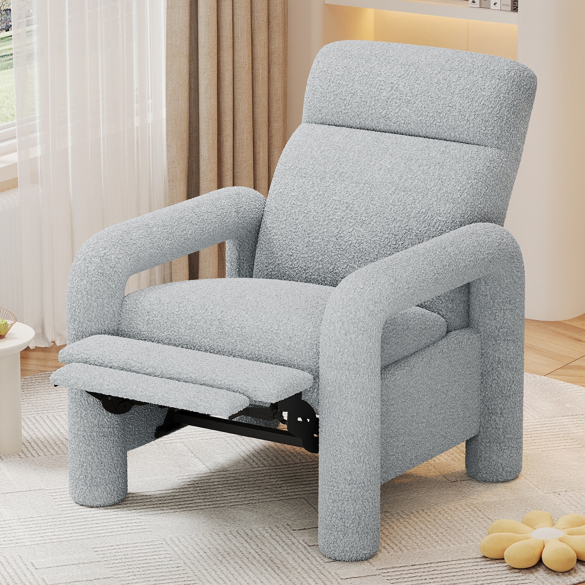 31.25 Push Back Recliner Armchair Upholstered