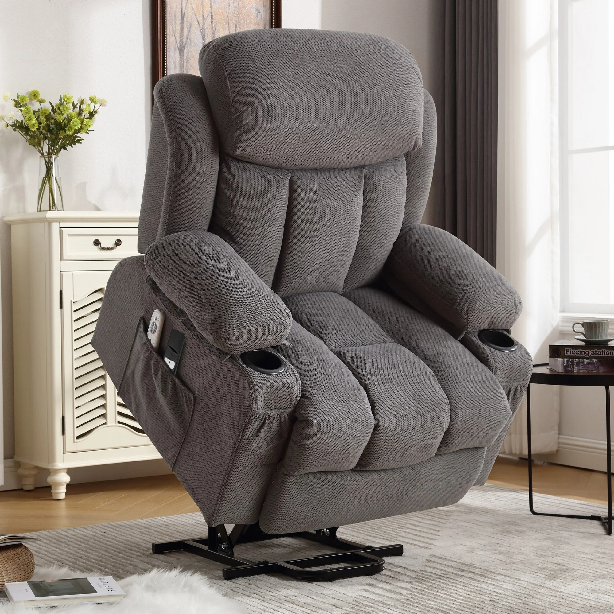 Power Lift Recliner Chair with Heat and Massage