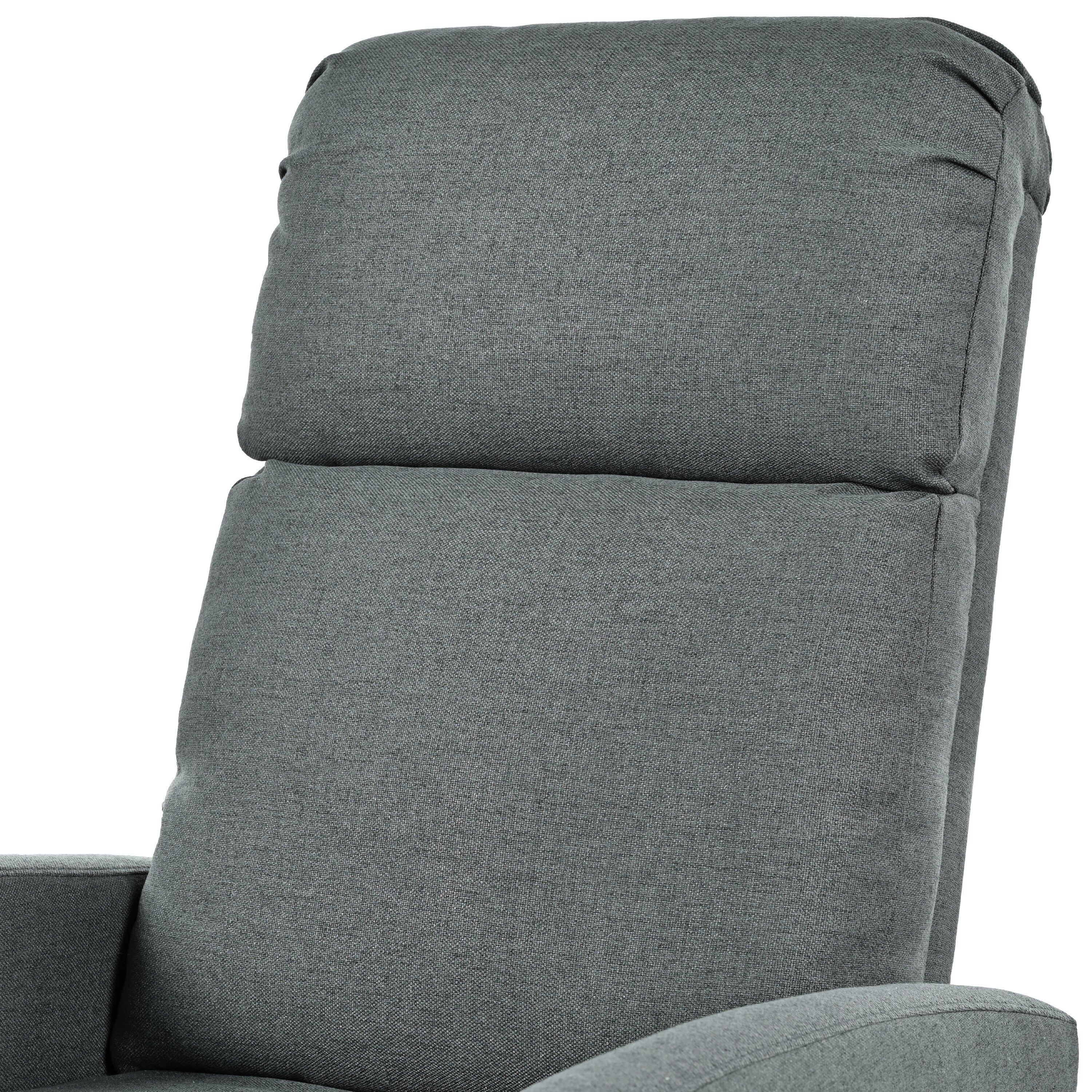 Home Theater Manual Recliner Chair with Adjustable Backrest