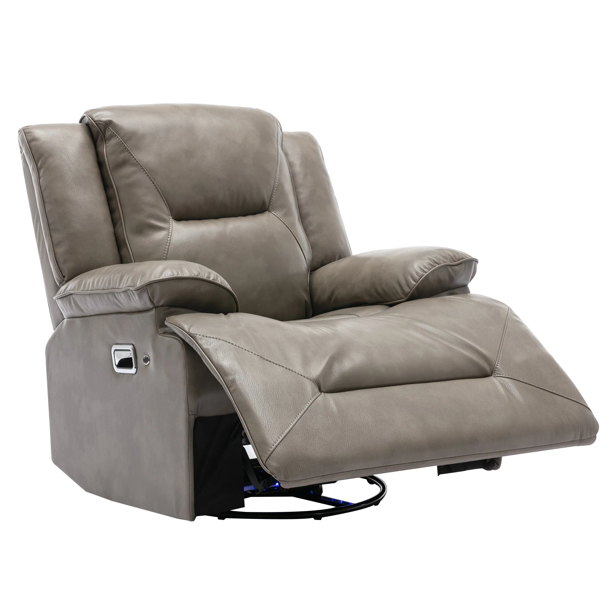 360�� Swivel and Rocking Home Theater Recliner