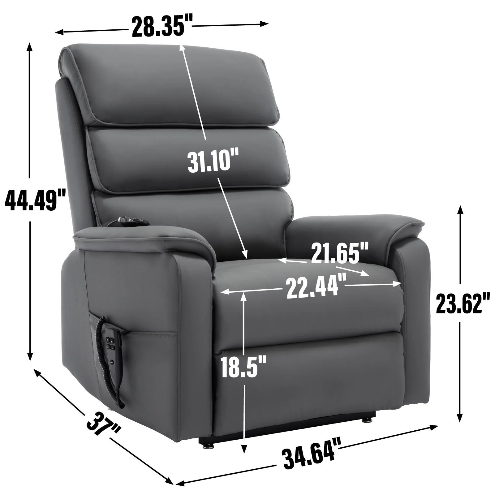 Power Lift Recliner Chair with Power-Remote