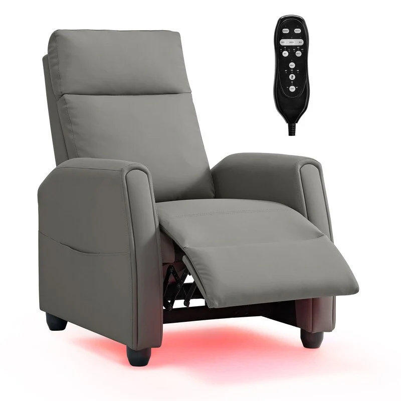 Andrea Recliner Chair with LED Lights, Heating  Massage
