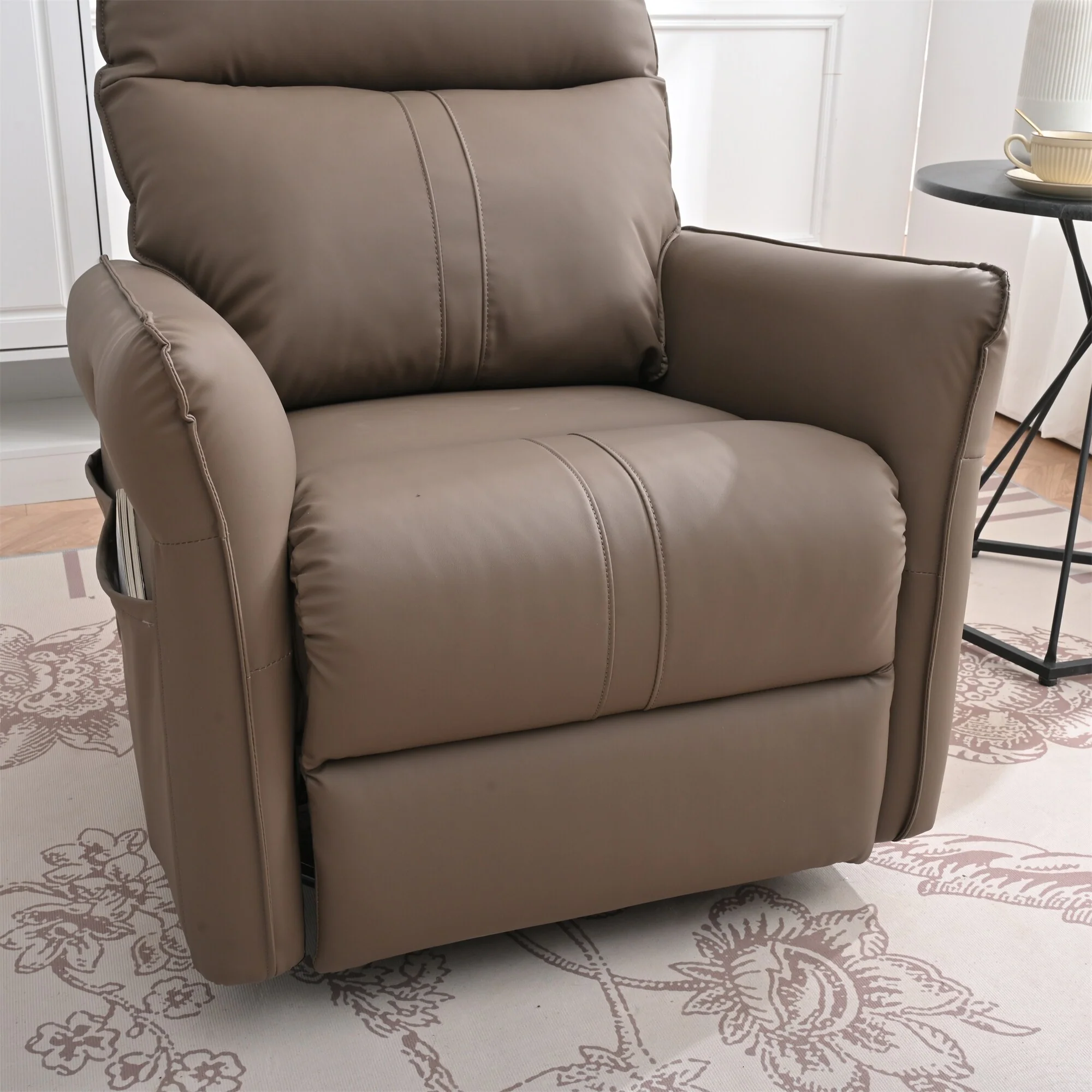 PU Rocking Recliner Chair
