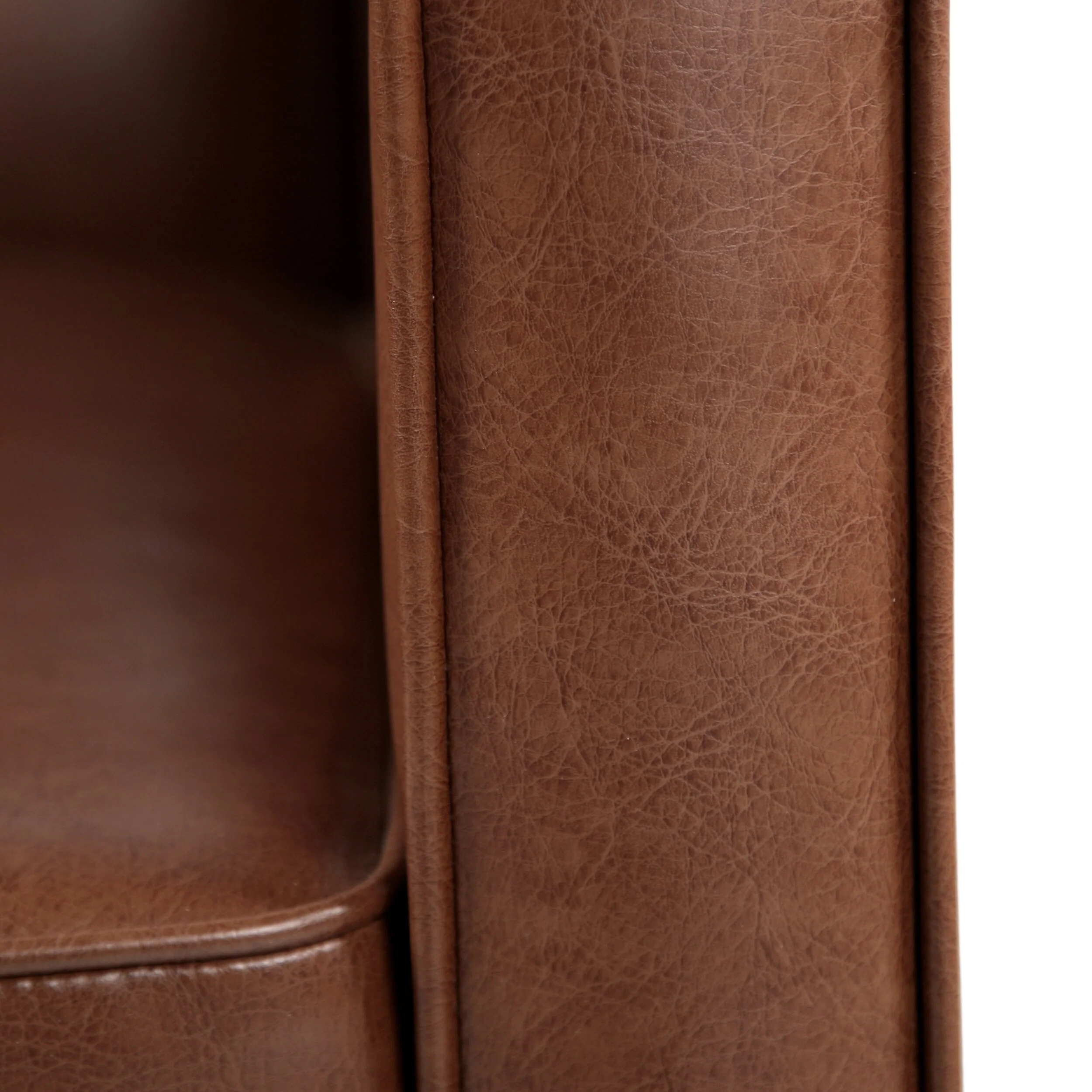 Mervynn Faux Leather Mid-Century Button Tufted Recliner by Christopher Knight Home