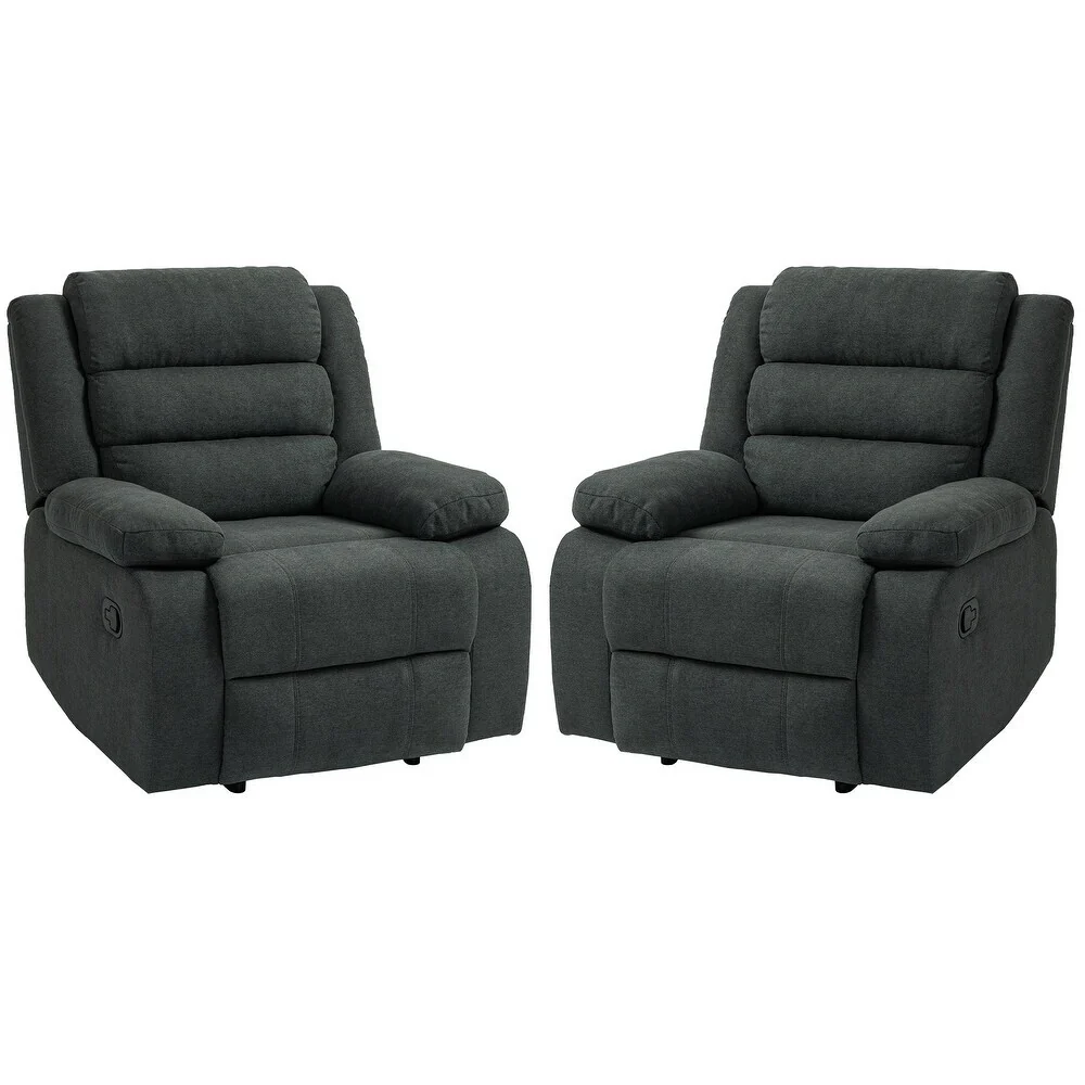 Modern Upholstered Recliner Chair with Adjustable Backrest