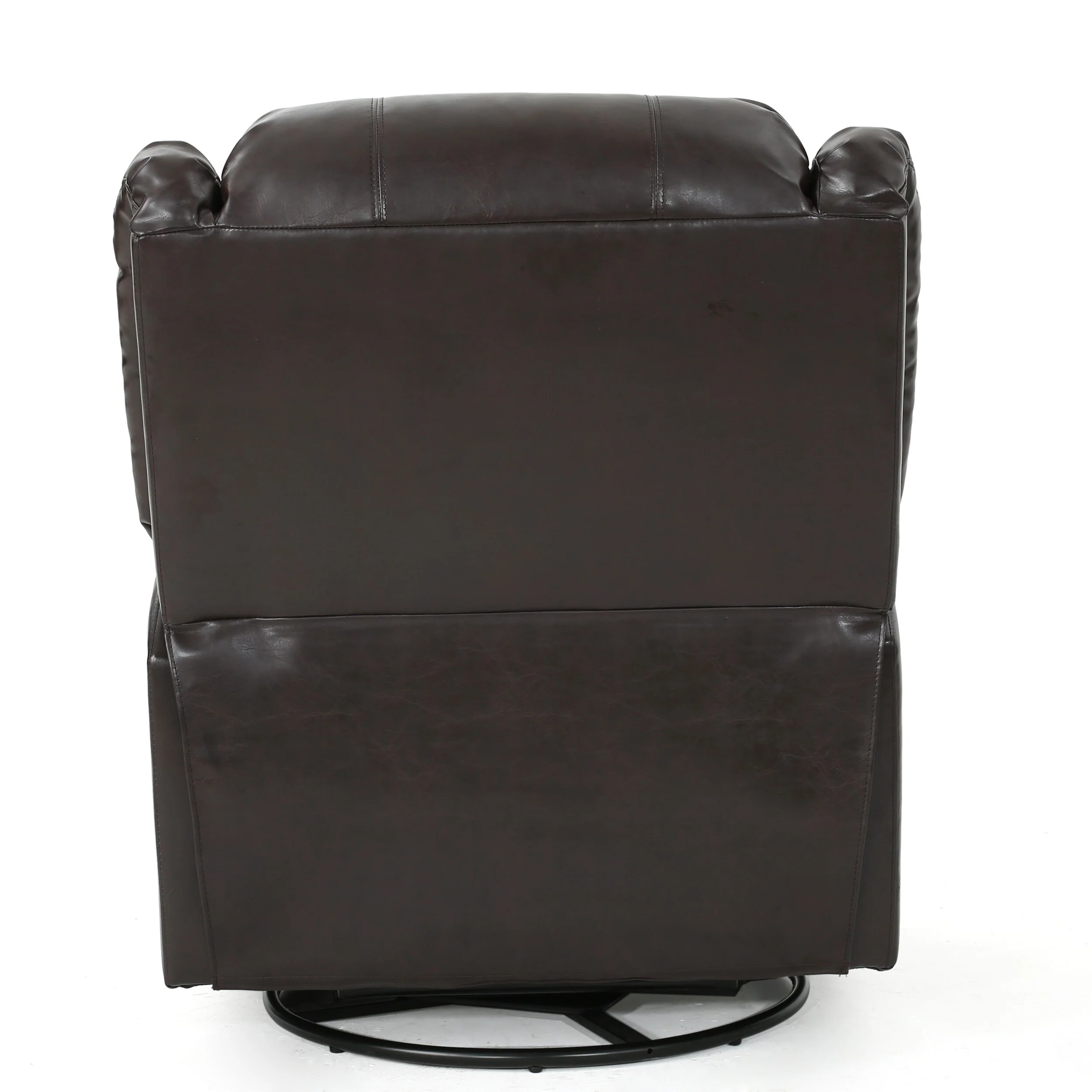Roomfitters Fabric Glider Recliner with Swivel, Manual Reclining Chair