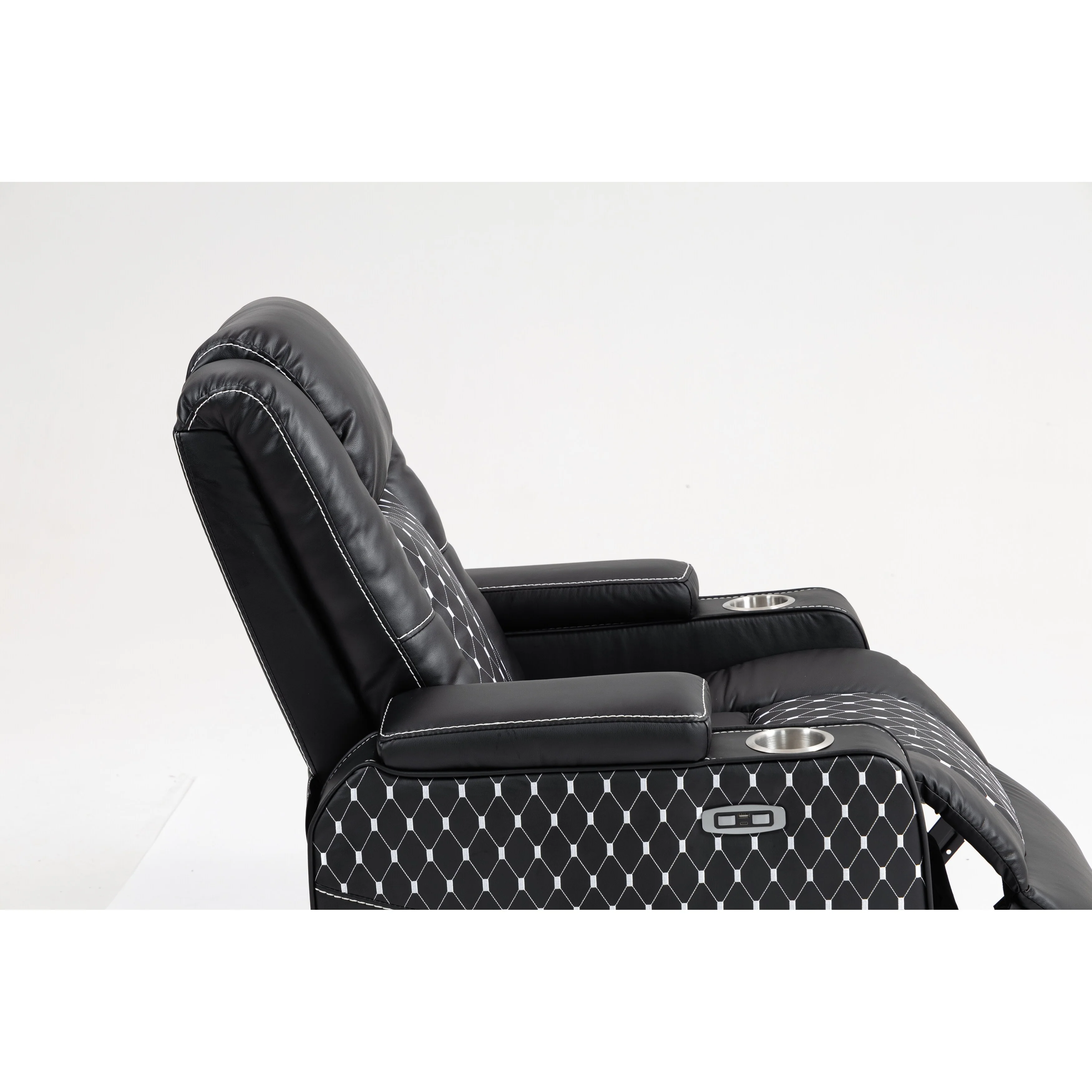 Massage Lift Recliner with Dual Remotes, Wireless Charging & Cup Holder