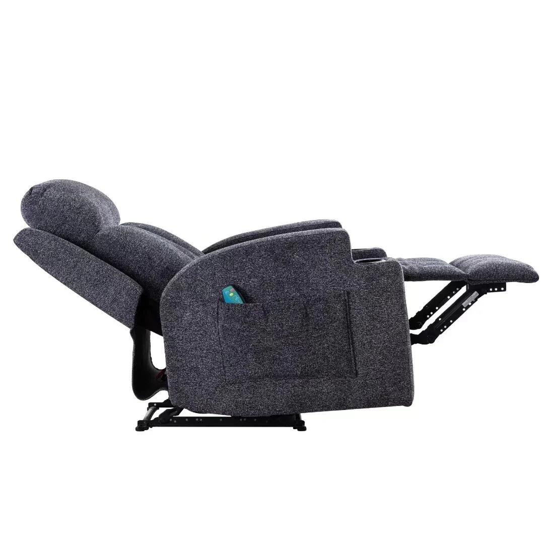 Massage Recliner and Manual Singles Sofa with Remote control