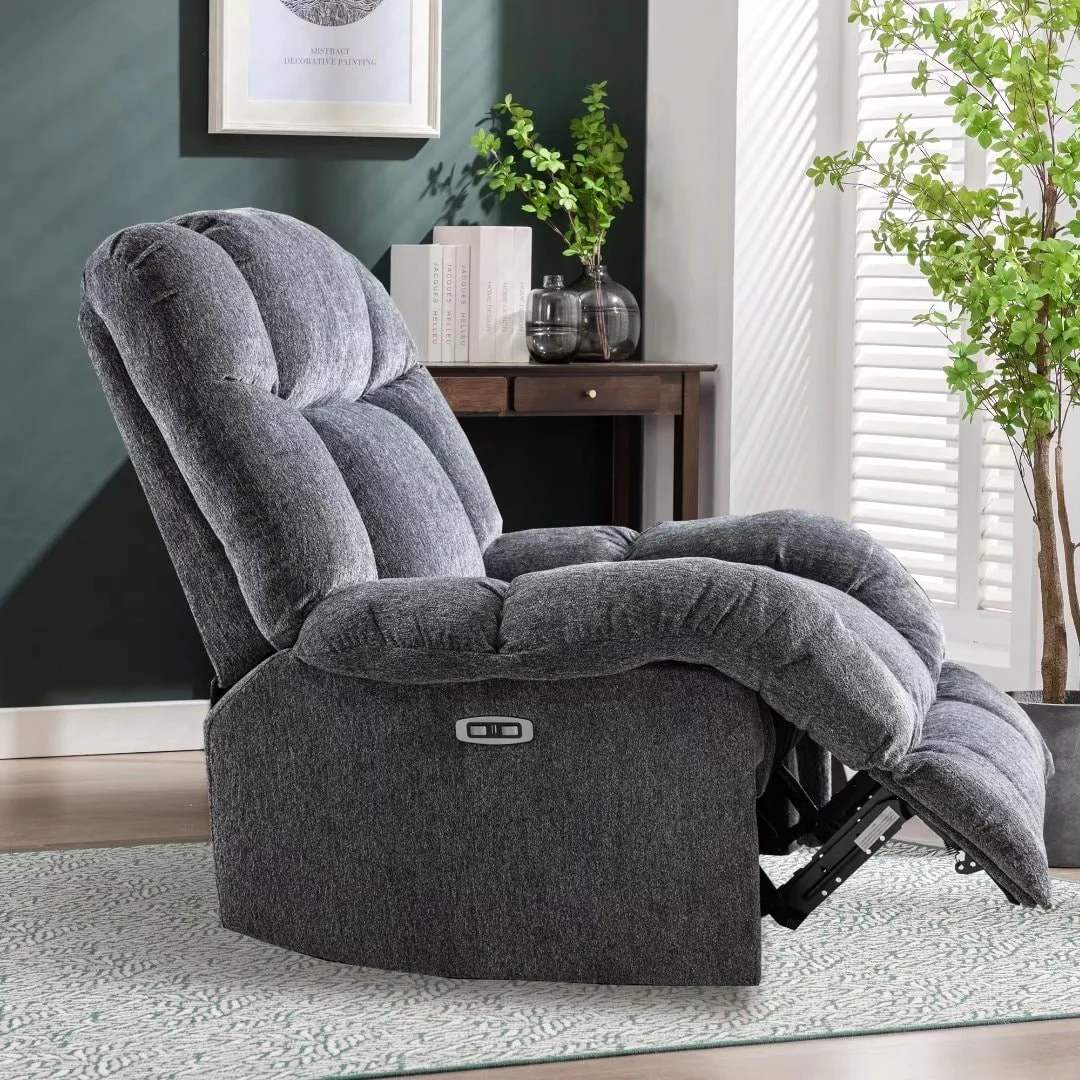 Chenille Power Standard Recliner Chair