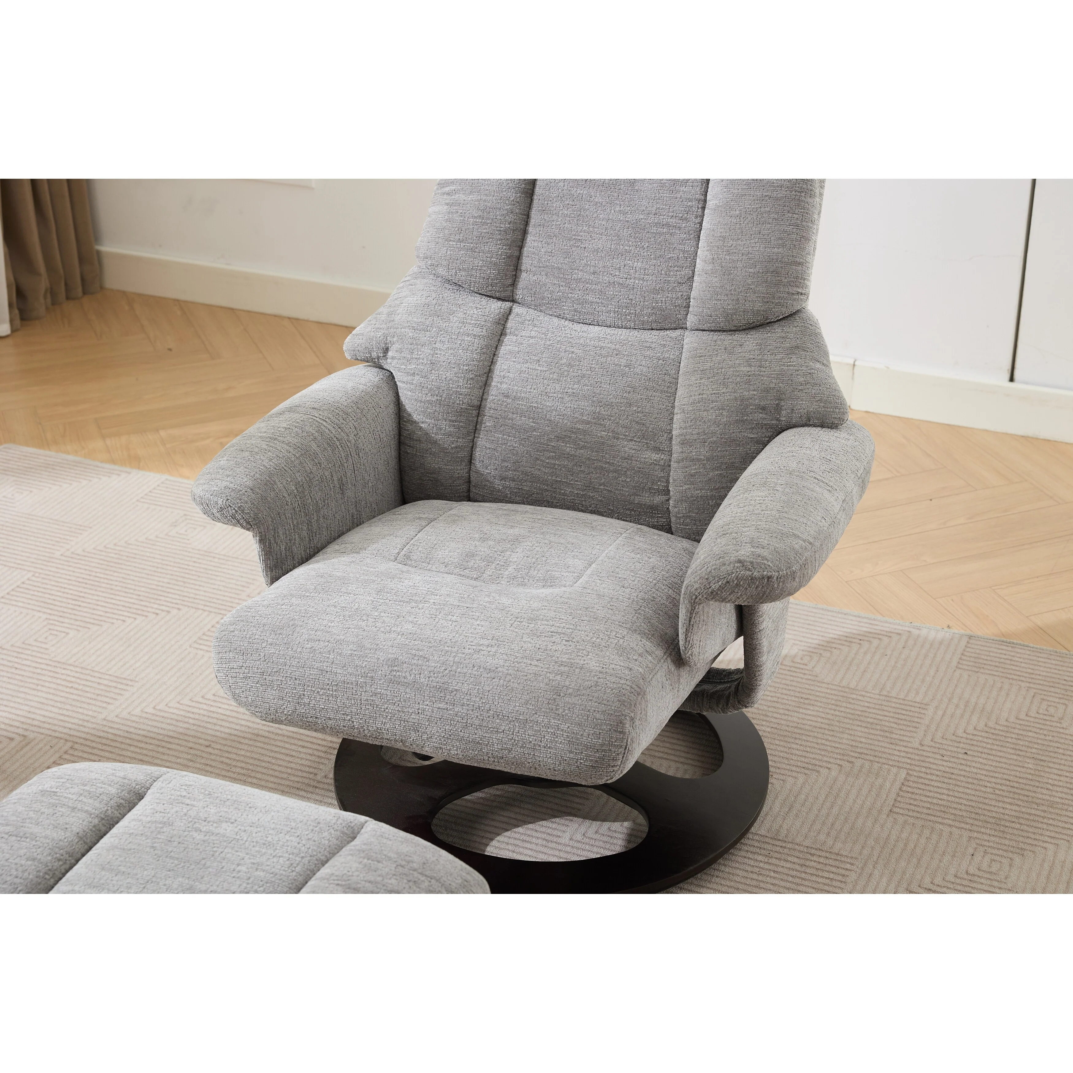 Ergonomic Recliner Chair with Ottoman