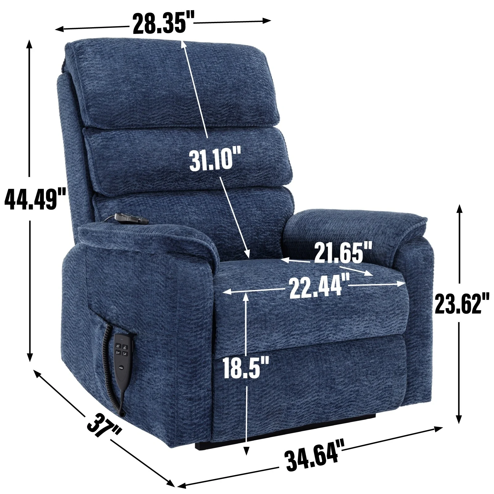 Power Lift Recliner Chair with Power-Remote