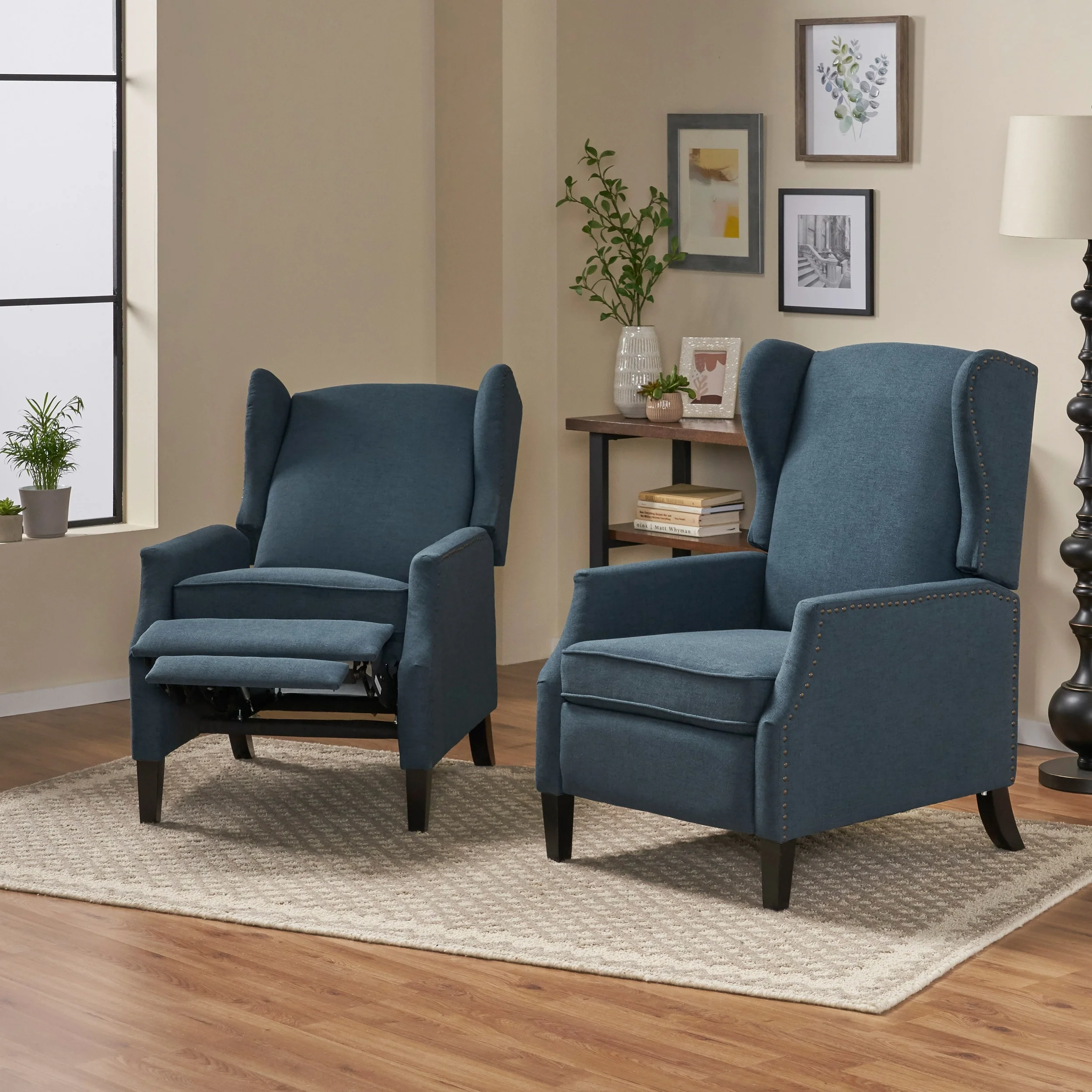 Wescott Contemporary Recliners (Set of 2) by Christopher Knight Home