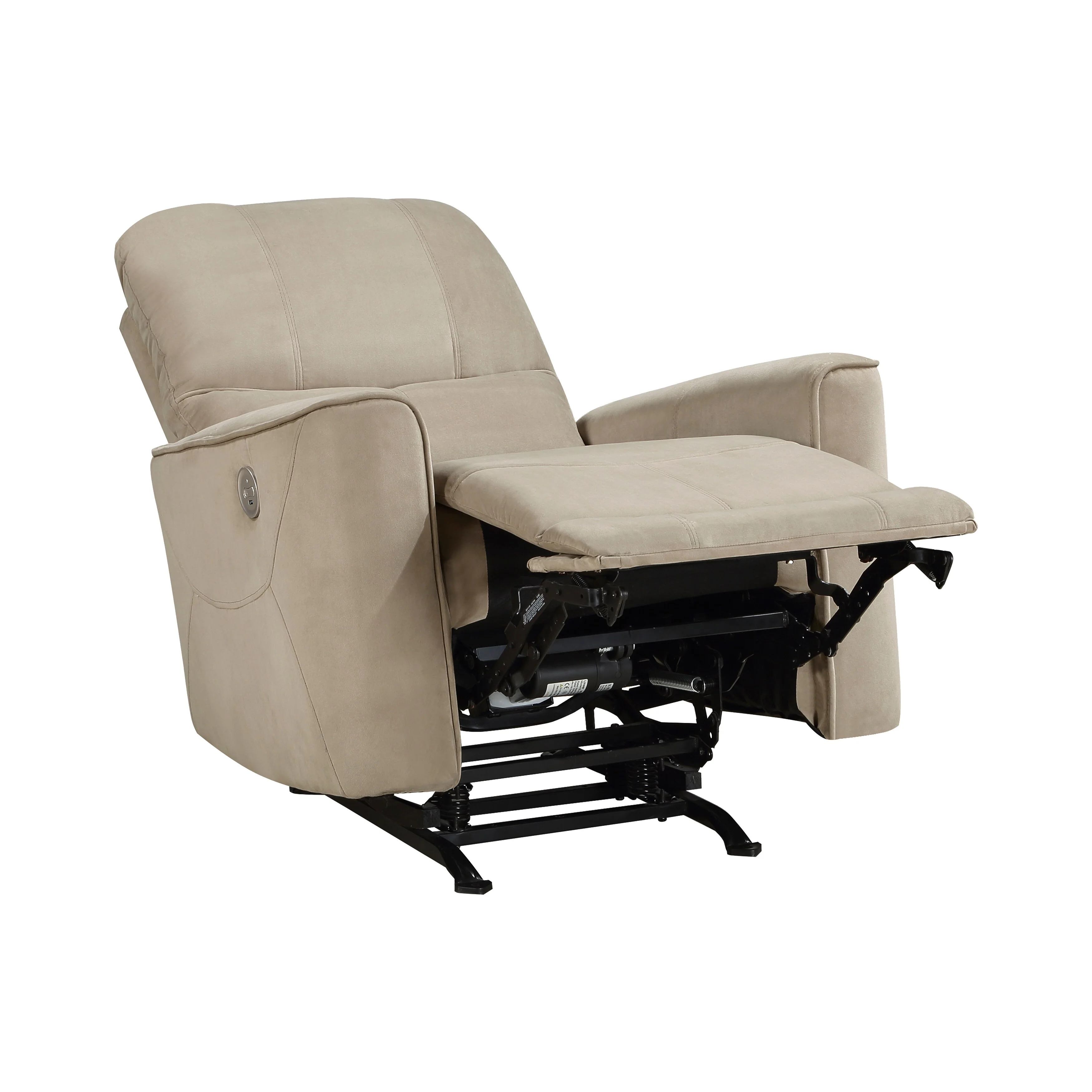 Ripon Velvet Power Rocker Reclining Chair