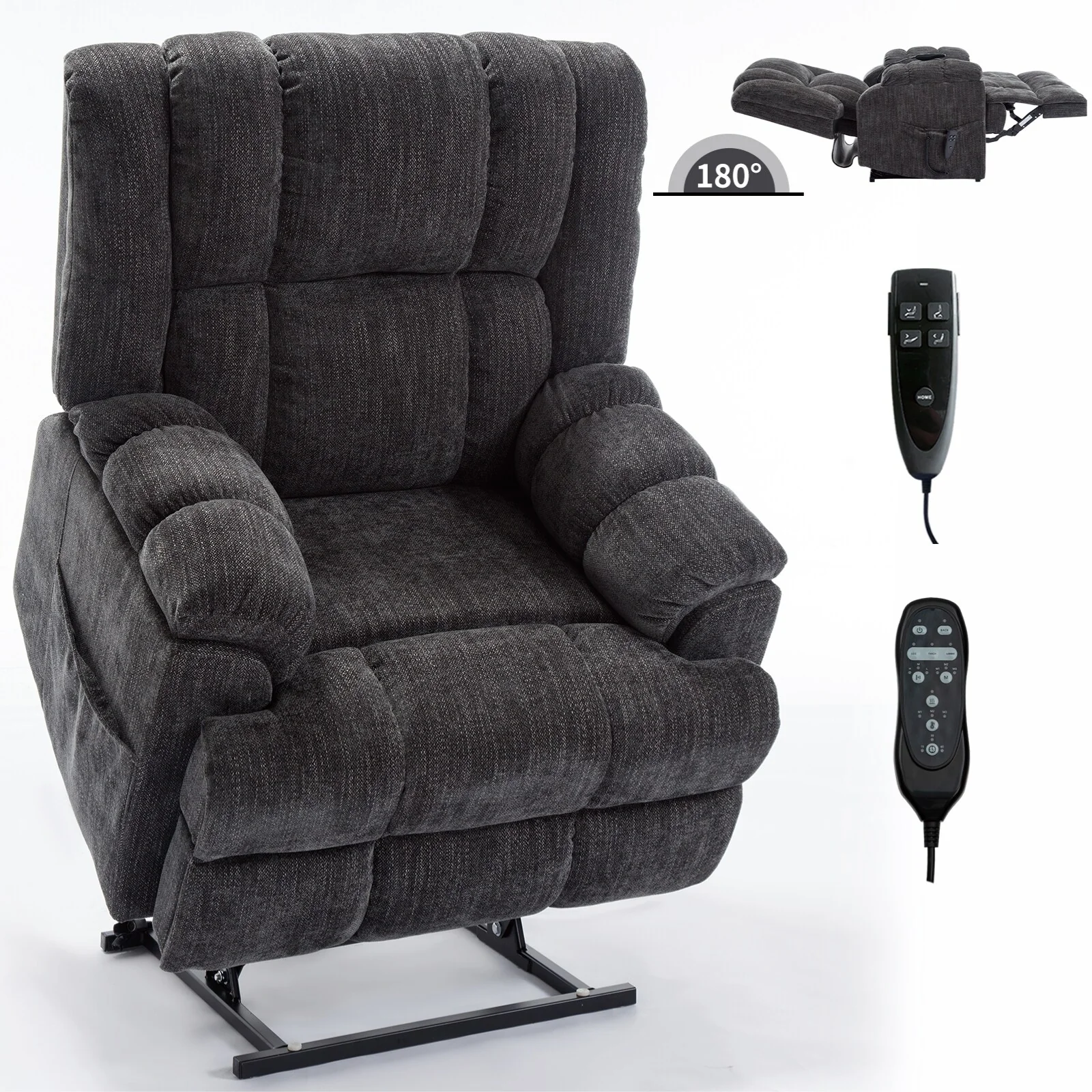 Electric Power Lift Recliners with Power-Remote